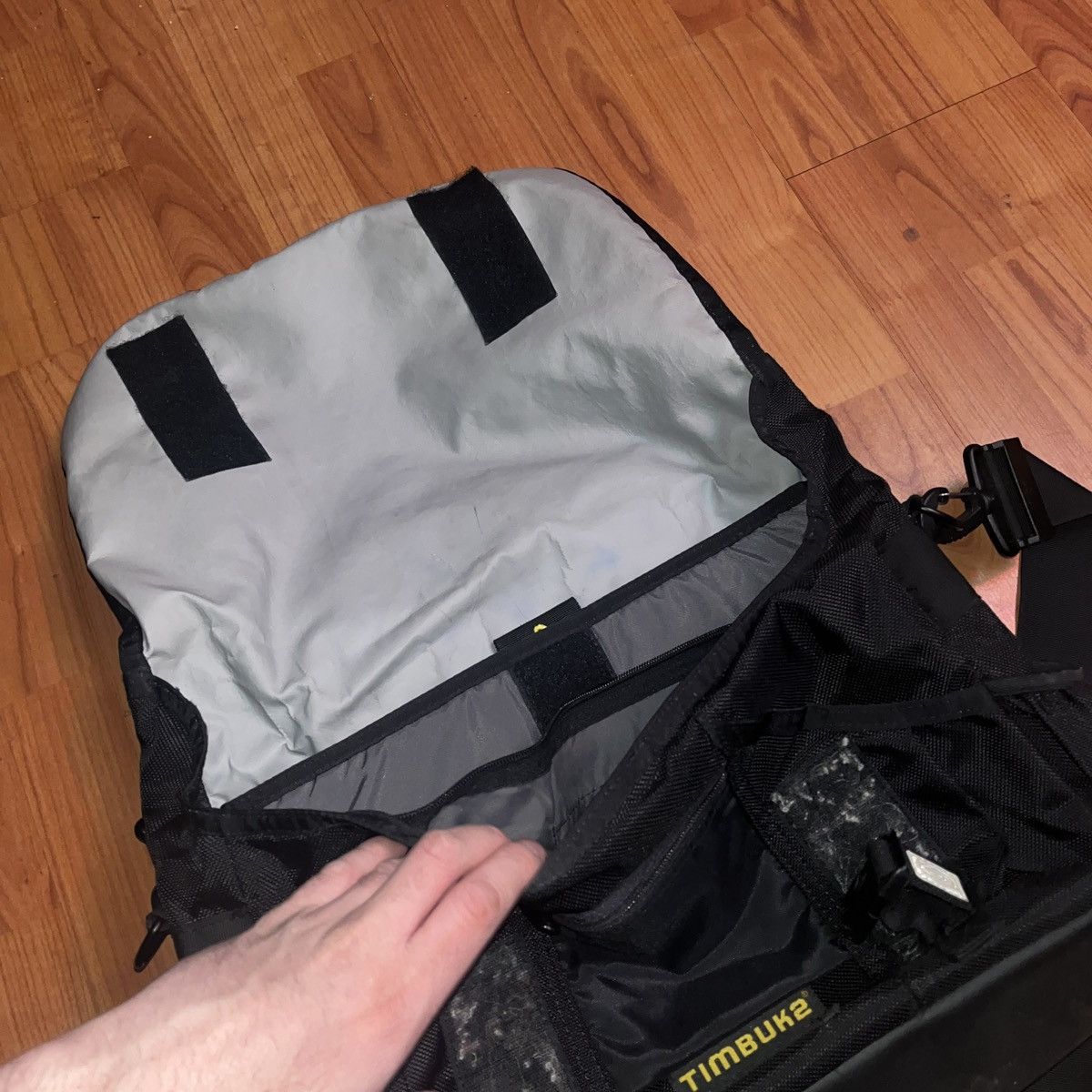 Vintage Timbuk2 Black Messenger Bag Y2K 00’s Size ONE SIZE - 7 Thumbnail