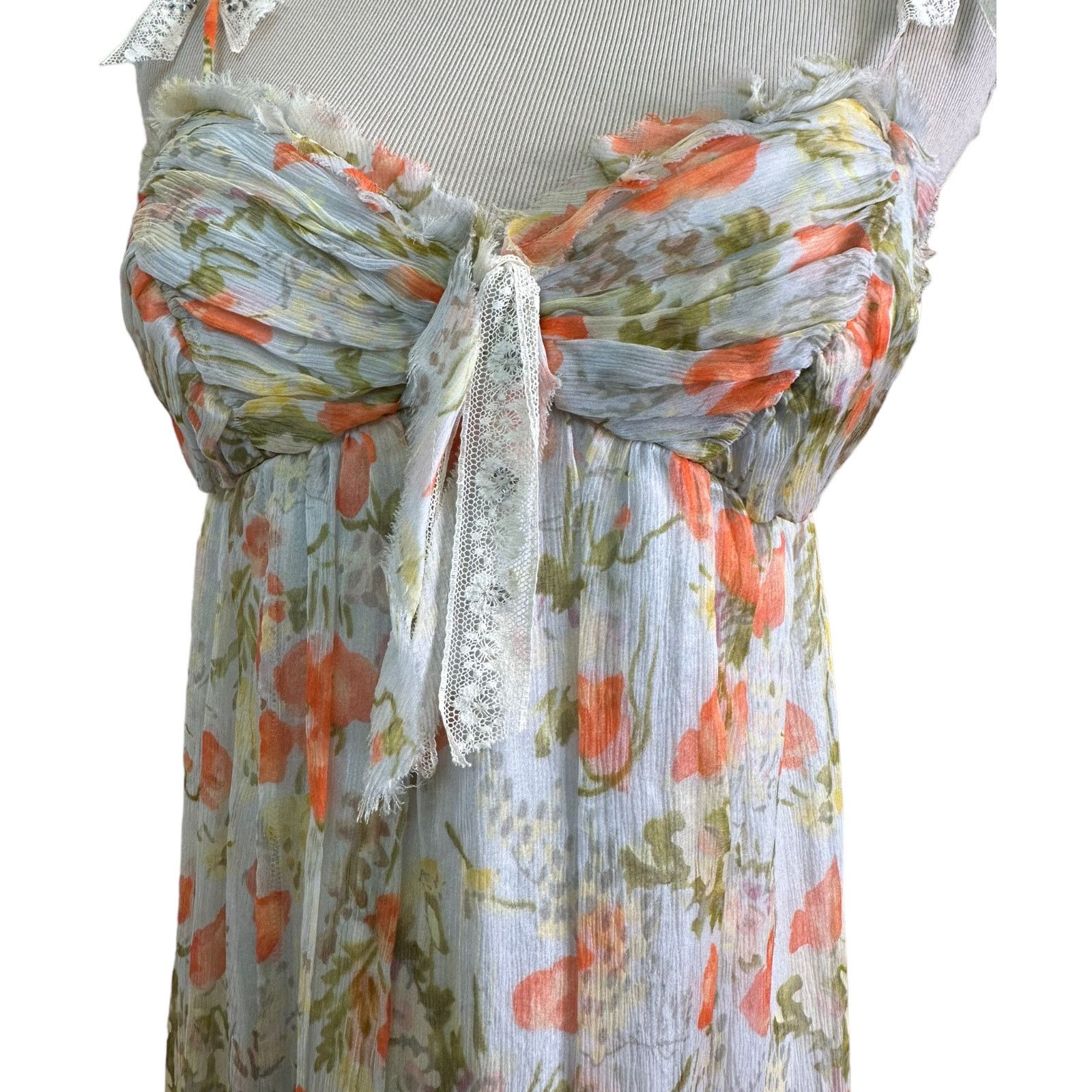 Rebecca Taylor Rebecca Taylor floral 100% silk sleeveless dress Sz 4 Size S / US 4 / IT 40 - 8 Thumbnail