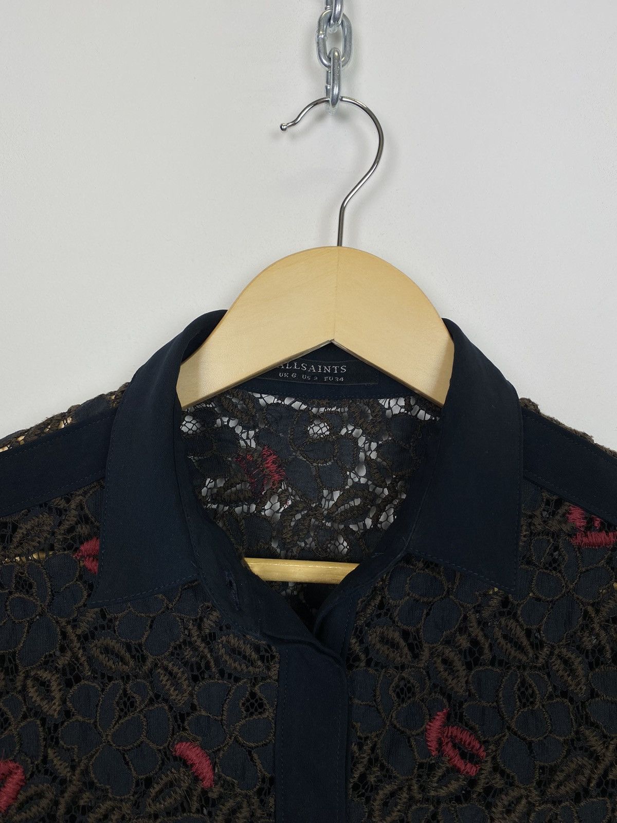 Allsaints Allsaints Leela Shirt Dress Mini Ladies Size UK 6 Buttons-Up Size XS / US 0-2 / IT 36-38 - 3 Thumbnail