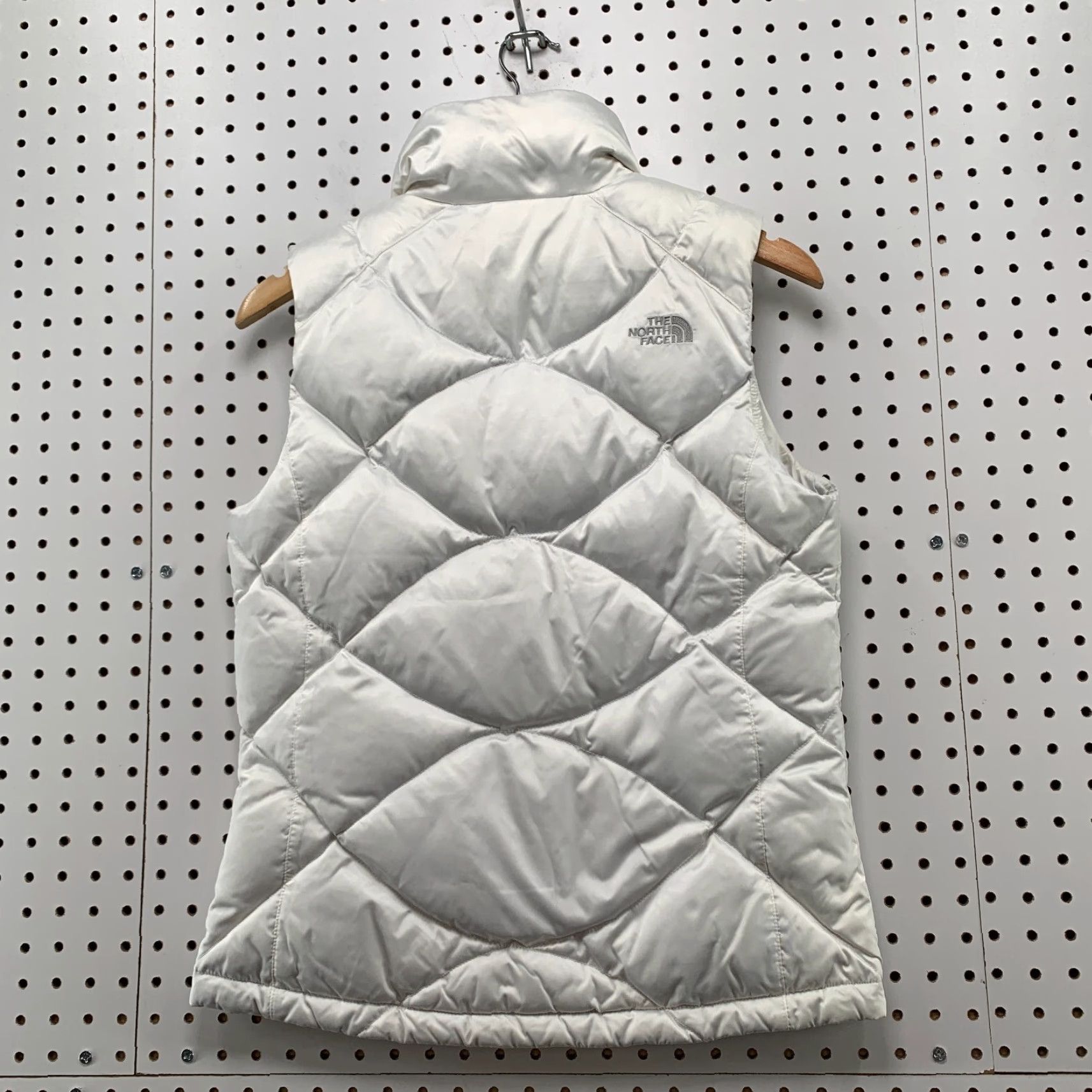 The North Face The North Face Puffer Vest Shirt Womens Small White Blue Quilted 550 Size S / US 4 / IT 40 - 7 Thumbnail