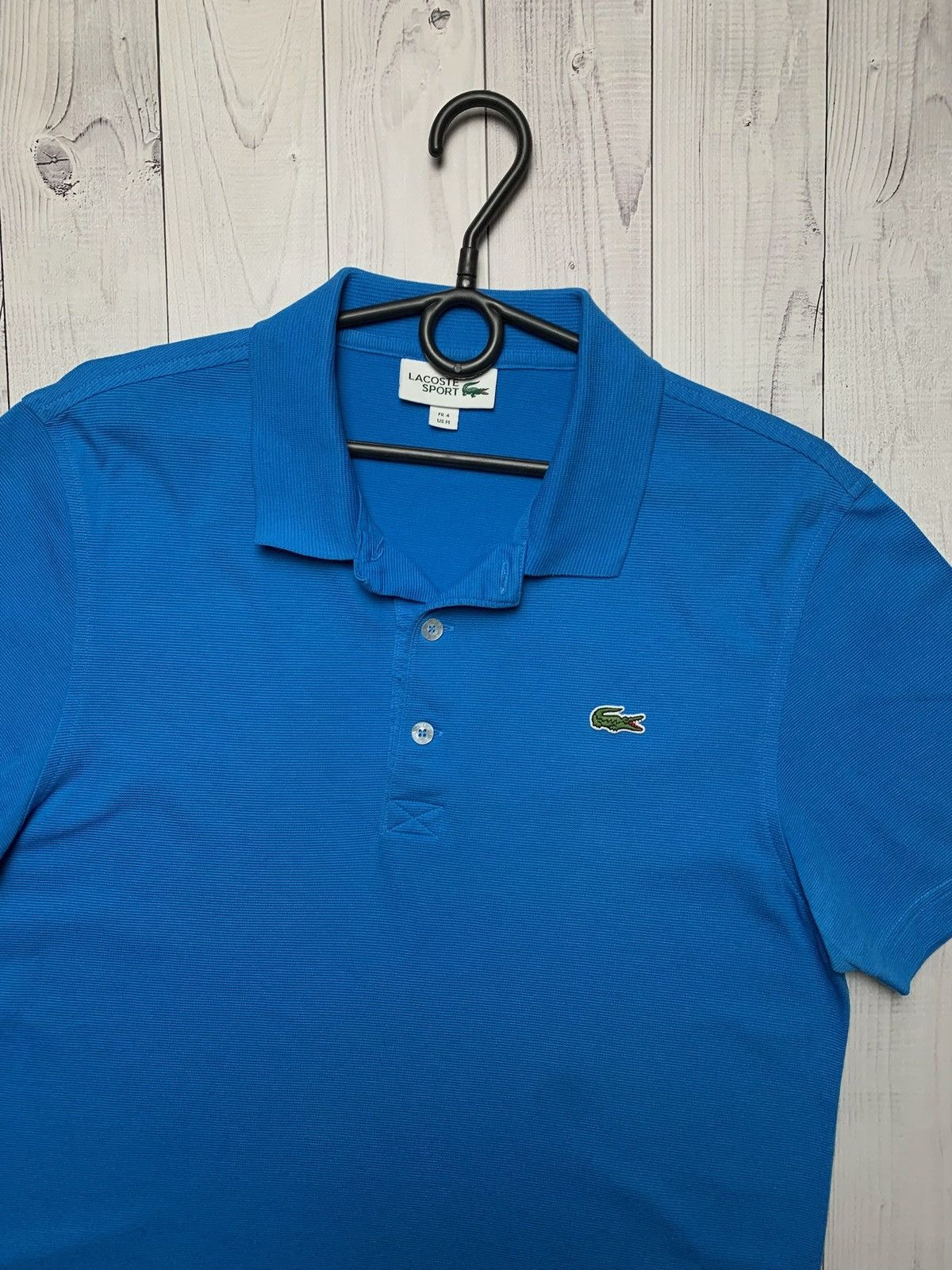 Lacoste × Vintage Lacoste polo blue logo size M Size US M / EU 48-50 / 2 - 2 Thumbnail