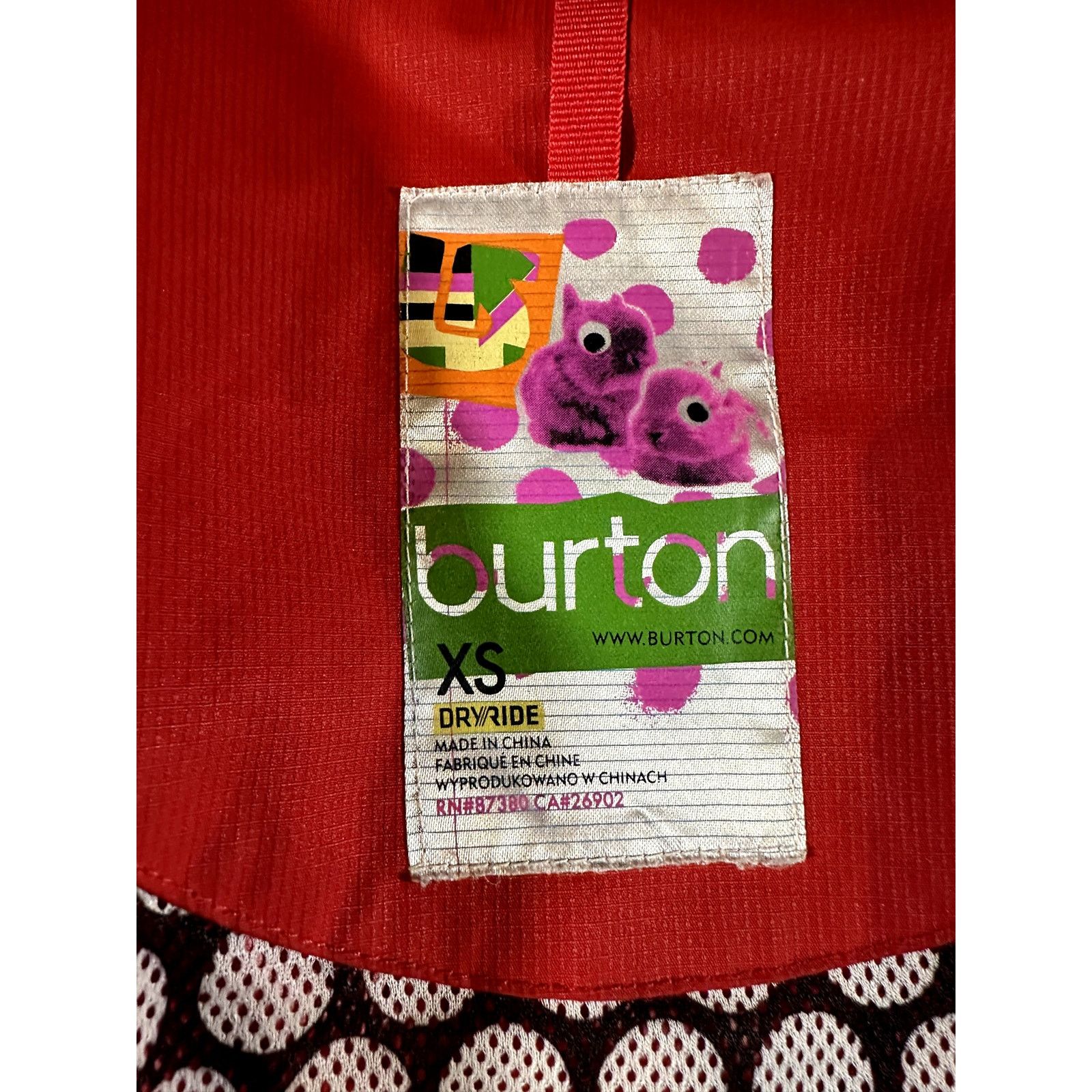 Burton Burton Womens Dry Ride Laizhou Hooded Flannel Snow Jacket XS Size XS / US 0-2 / IT 36-38 - 11 Thumbnail