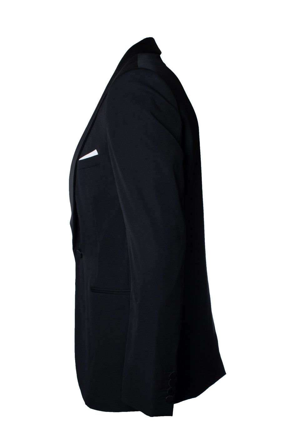 Saint Laurent Paris Saint Laurent, black tuxedo jacket with satin revert Size 52R - 5 Thumbnail