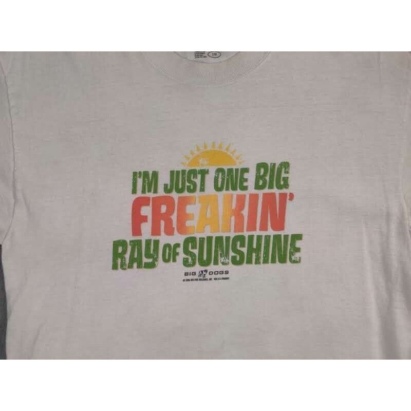 Big Dogs Big Dogs Shirt Adult Mens Small White Im Just one Big Freak Size US S / EU 44-46 / 1 - 2 Thumbnail