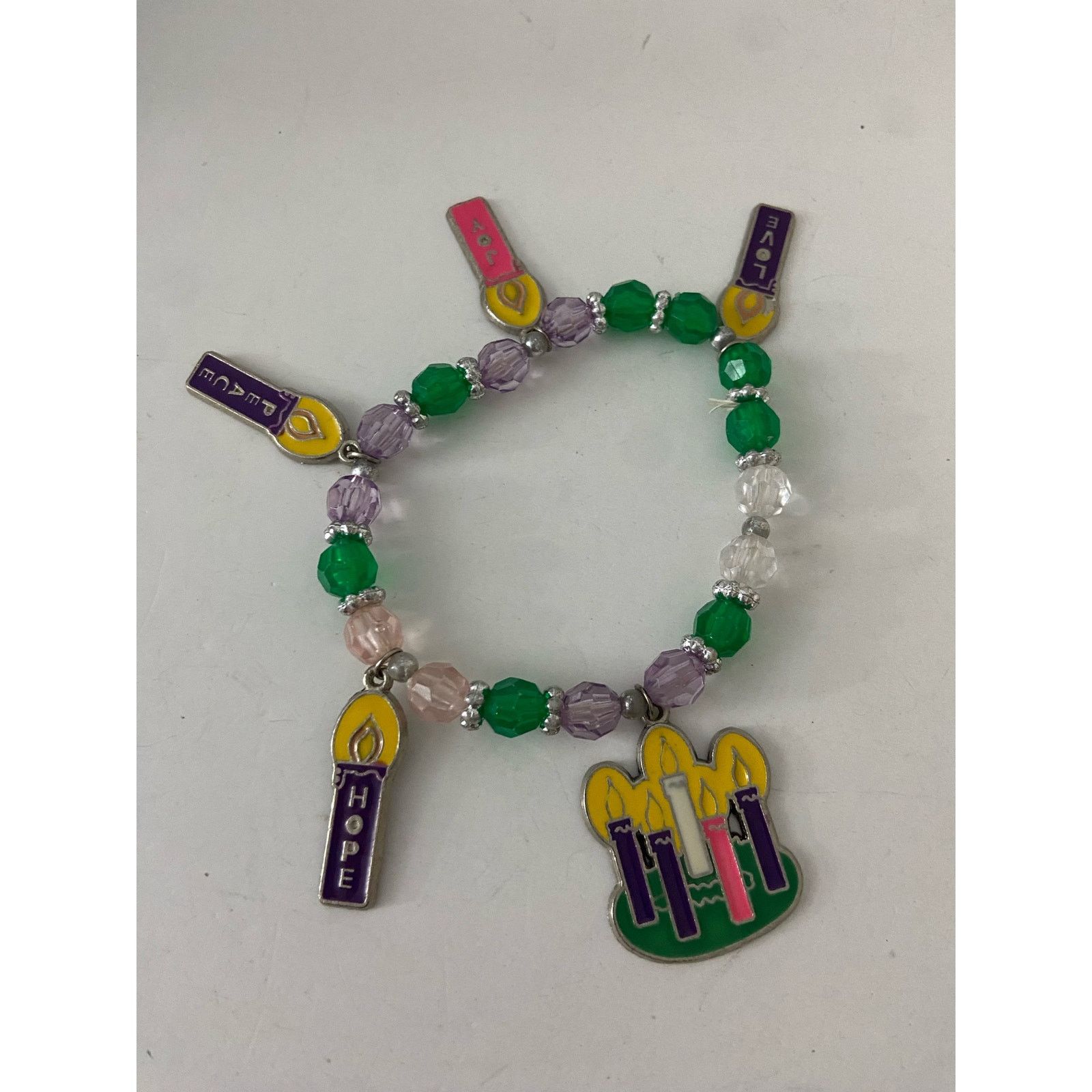 Other Colorful, hope peace, joy love beaded bracelet Size ONE SIZE - 2 Thumbnail