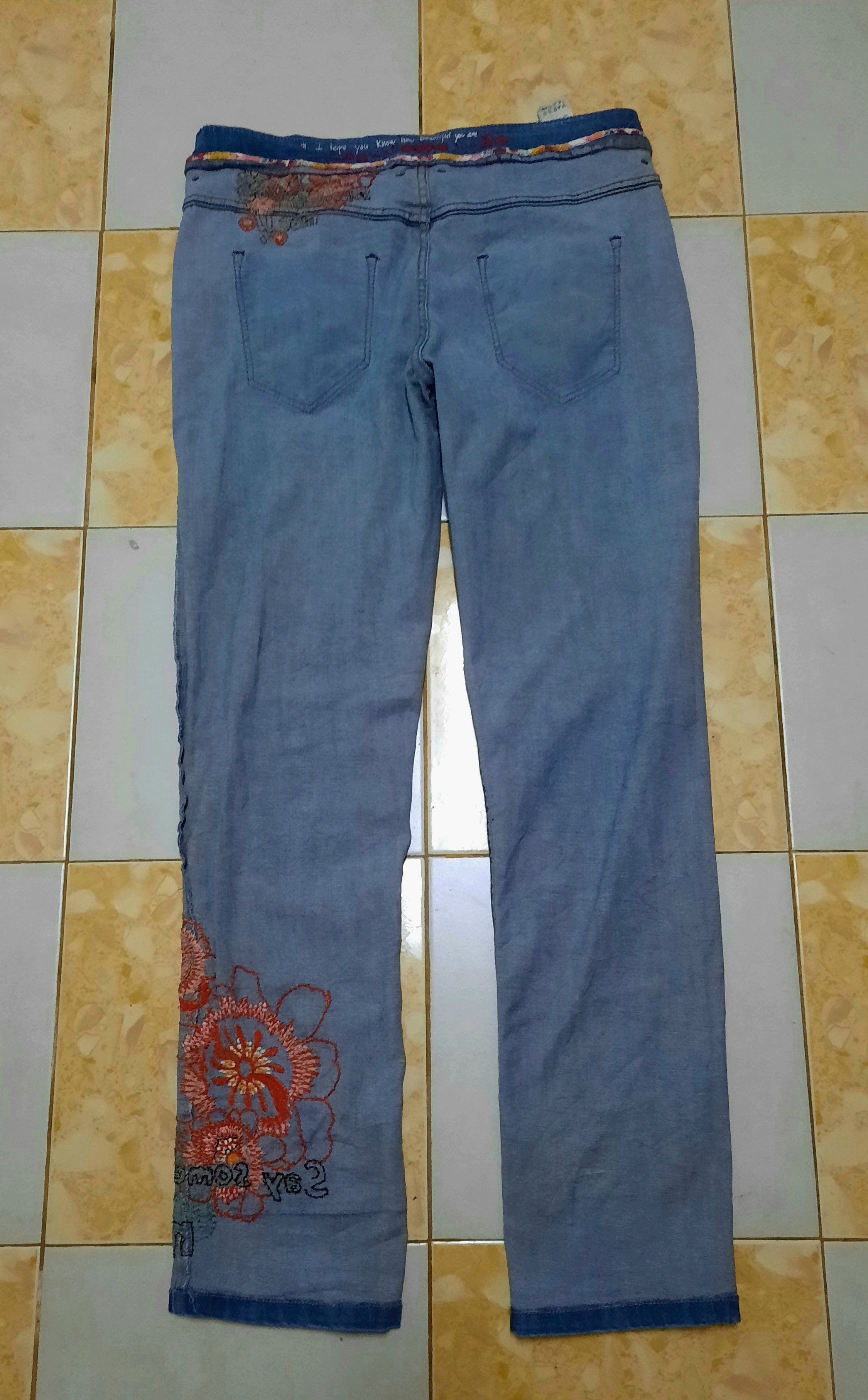 Desigual Desigual embroidery pattern jeans Size 36" / US 14 / IT 50 - 12 Thumbnail