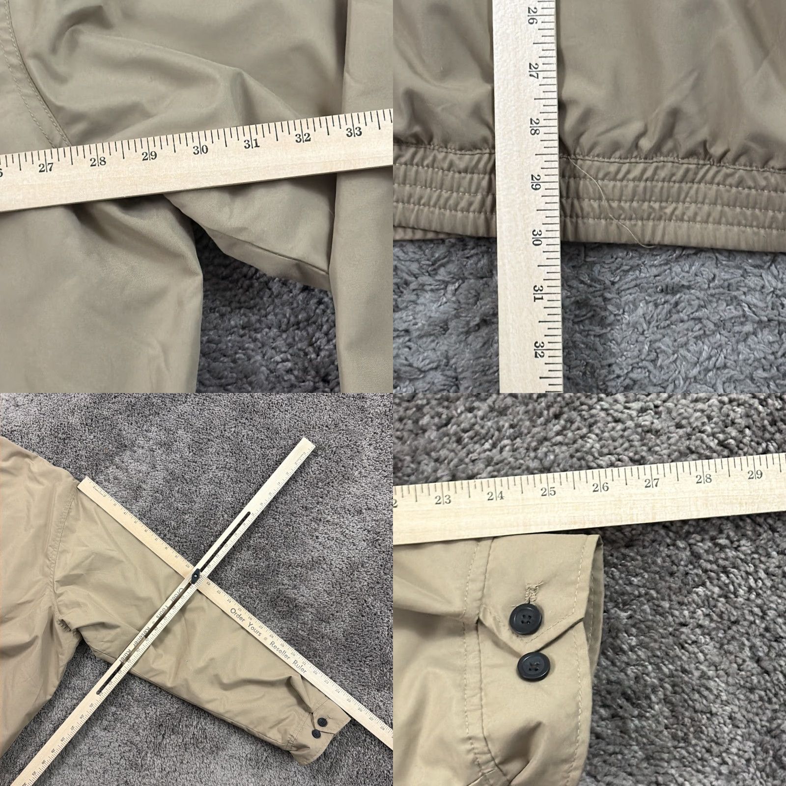 Chaps Chaps Jacket Mens 2XL Big 2XB Beige Full Zip Long Sleeve Bomber - Vintage? No. Size US XXL / EU 58 / 5 - 8 Thumbnail