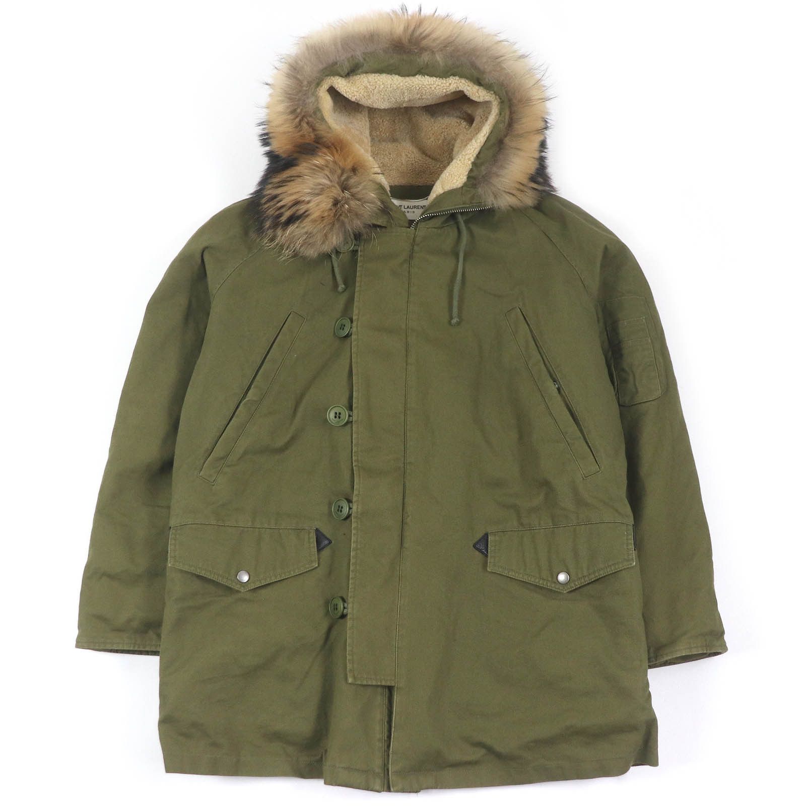 Yves Saint Laurent Yves Saint Laurent Saint Laurent Paris Mod coat Mouton Raccoon Fur Coat Natural Material Outerwear 583272 13985 13731 DUTY FREE for USA Size ONE SIZE - 1 Thumbnail