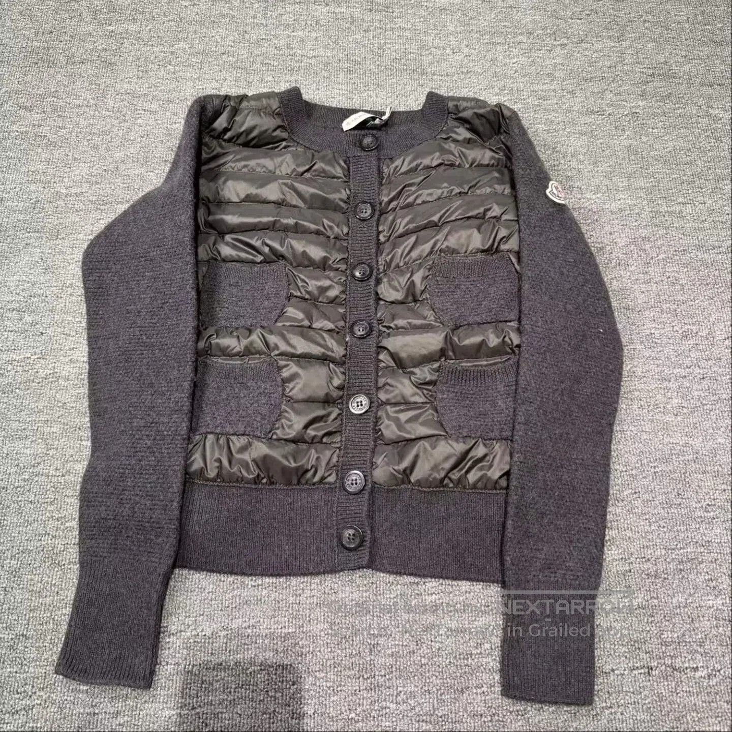 Moncler Moncler Knitted Down Cardigan| Size S / US 4 / IT 40 - 1 Thumbnail