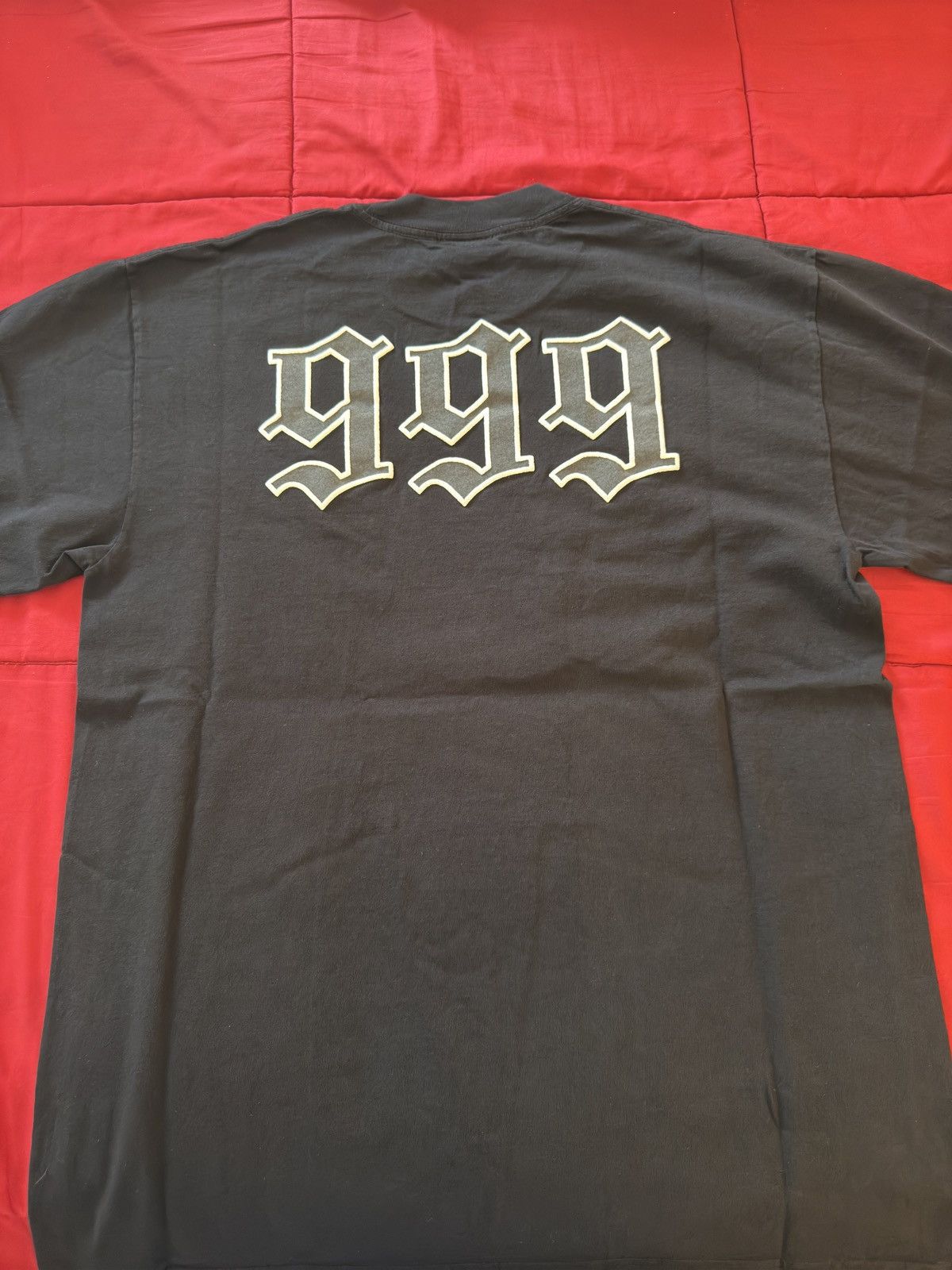 Revenge Revenge x Juice WRLD 999 graphite portrait tee washed black Size US M / EU 48-50 / 2 - 2 Thumbnail