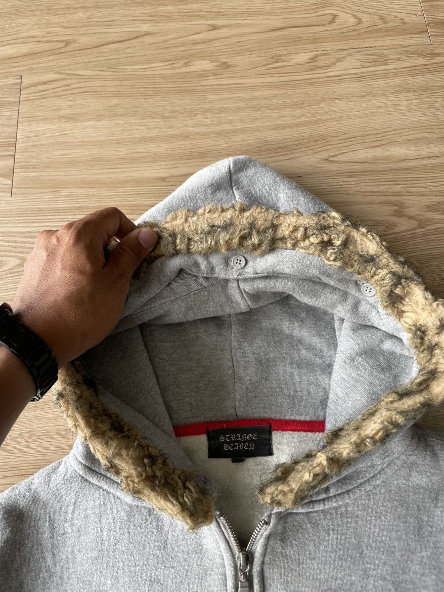 If Six Was Nine × Japanese Brand Strange Heaven Y2k Fur Punk Style Hoodie Size US L / EU 52-54 / 3 - 5 Thumbnail