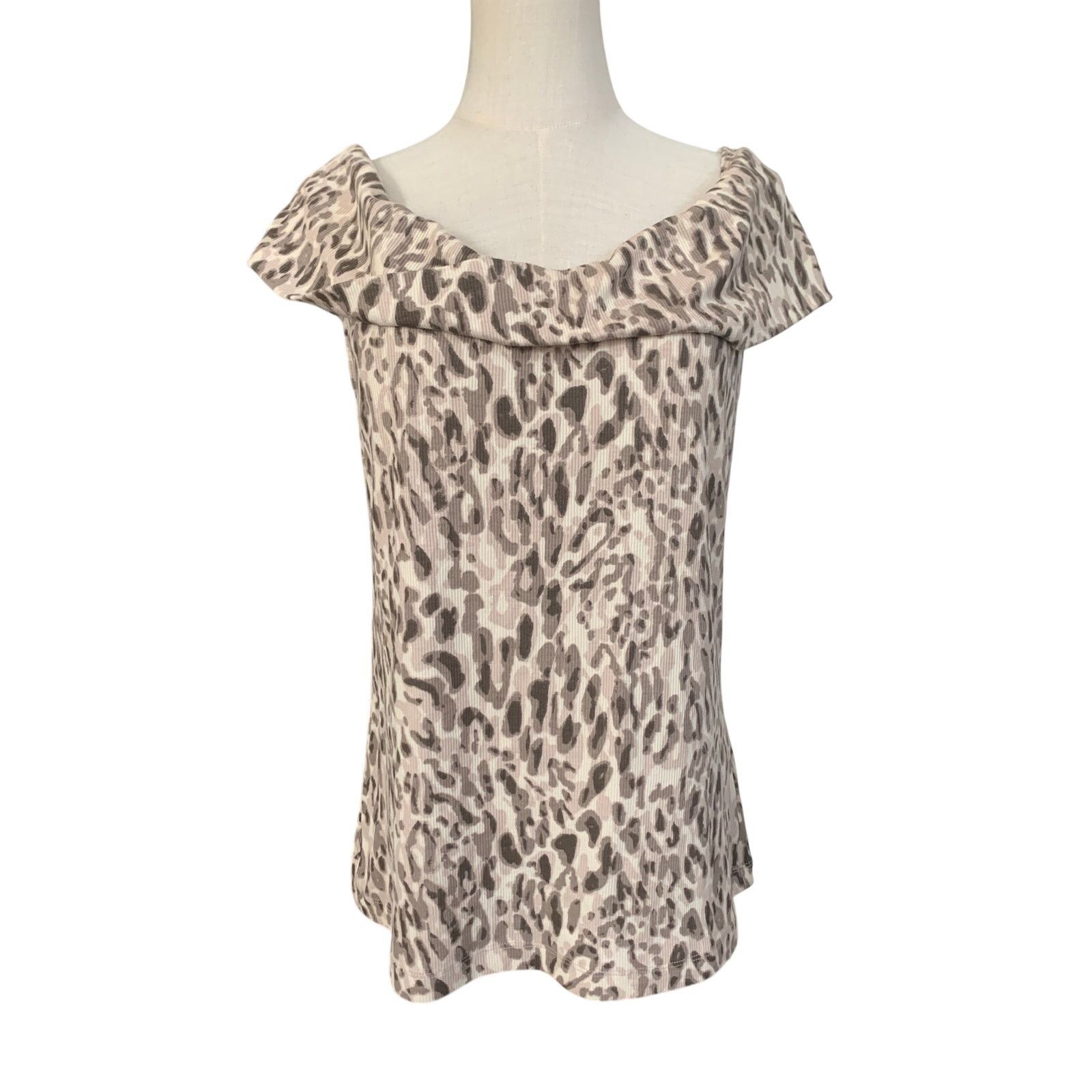 Anthropologie NWT Anthropologie Pilcro Off Shoulder Twist Rib Top Size XL / US 12-14 / IT 48-50 - 5 Thumbnail