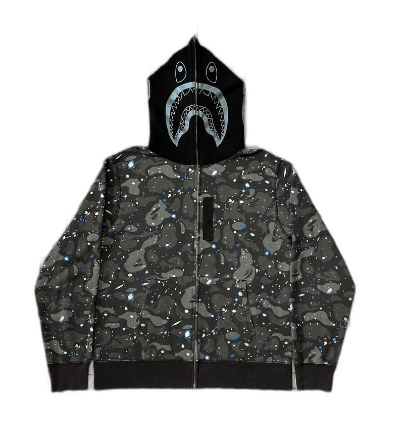 Bape BAPE Luminous Shark Zip Jacket Size US XL / EU 56 / 4 - 1 Thumbnail