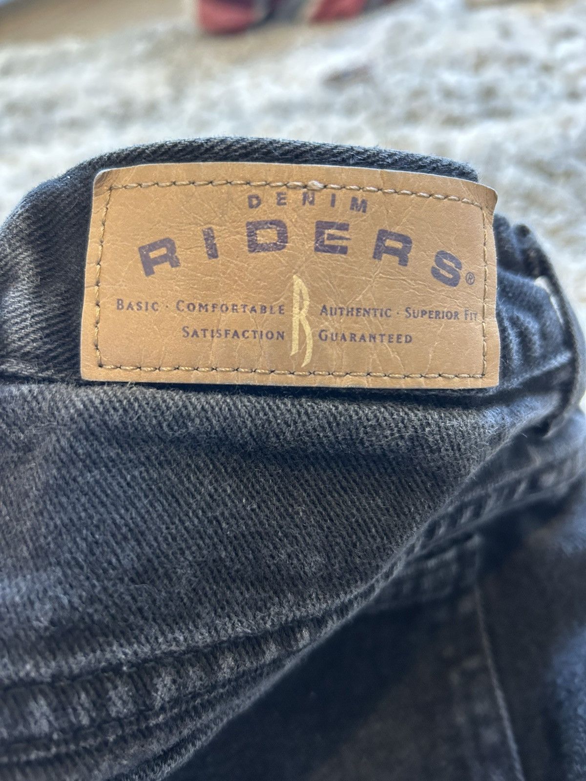 Other Black Denim Rider Jeans Size US 36 / EU 52 - 3 Thumbnail