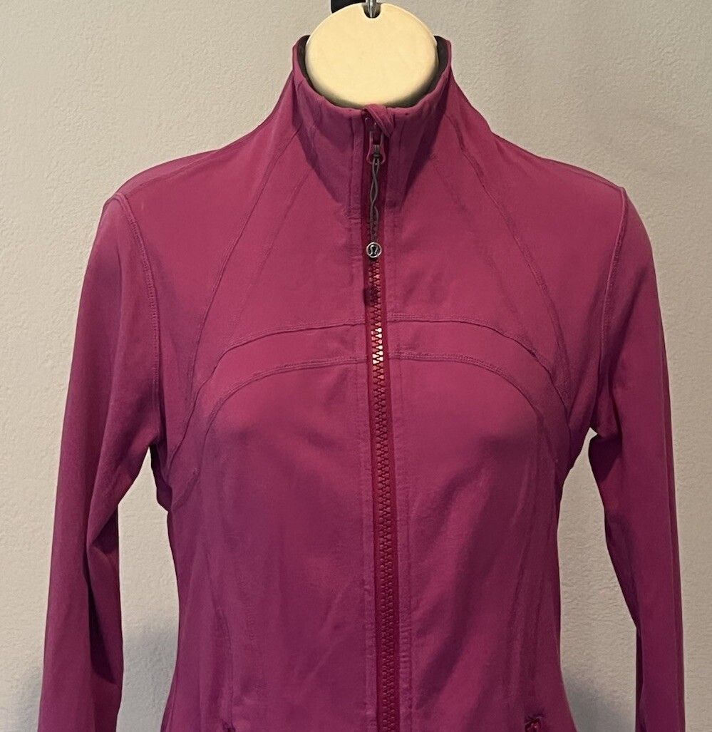Lululemon Lululemon Magenta Full Zip Fitted Athletic Define Jacket Size M / US 6-8 / IT 42-44 - 9 Thumbnail