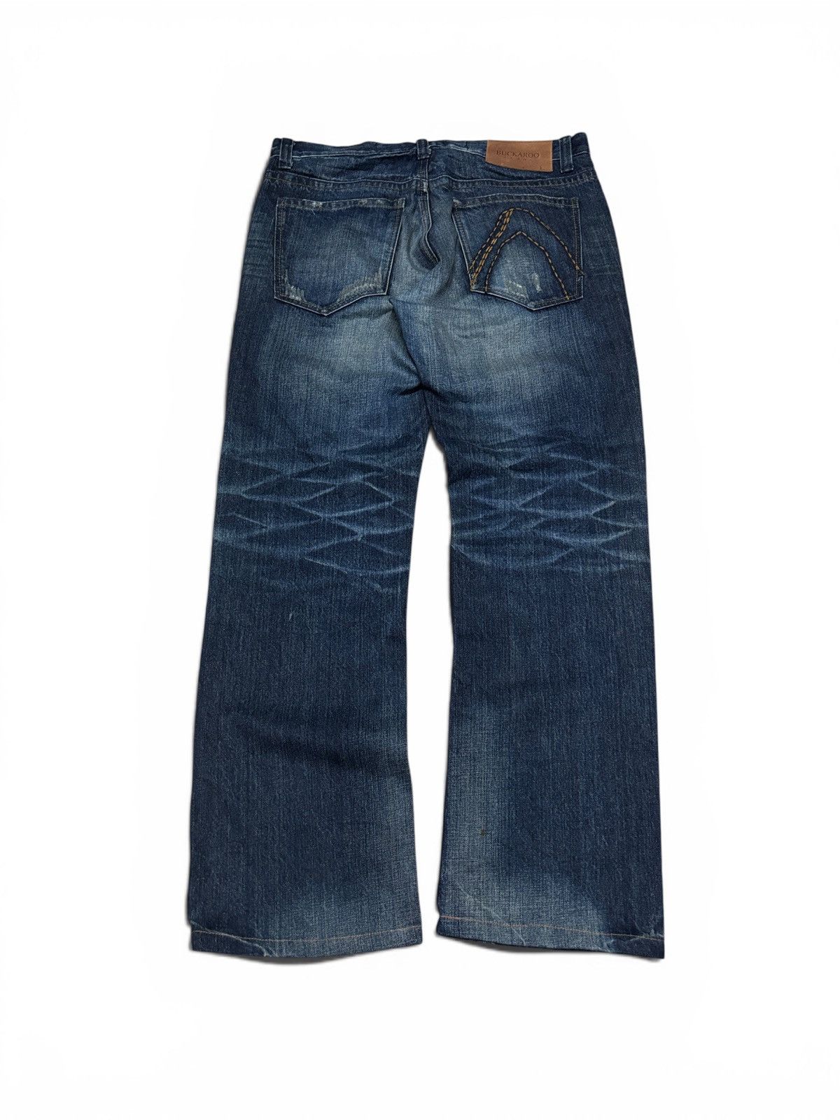 BUCKAROO Buckaroo Jeans Flare Distressed Denim Jeans Size US 36 / EU 52 - 1 Thumbnail