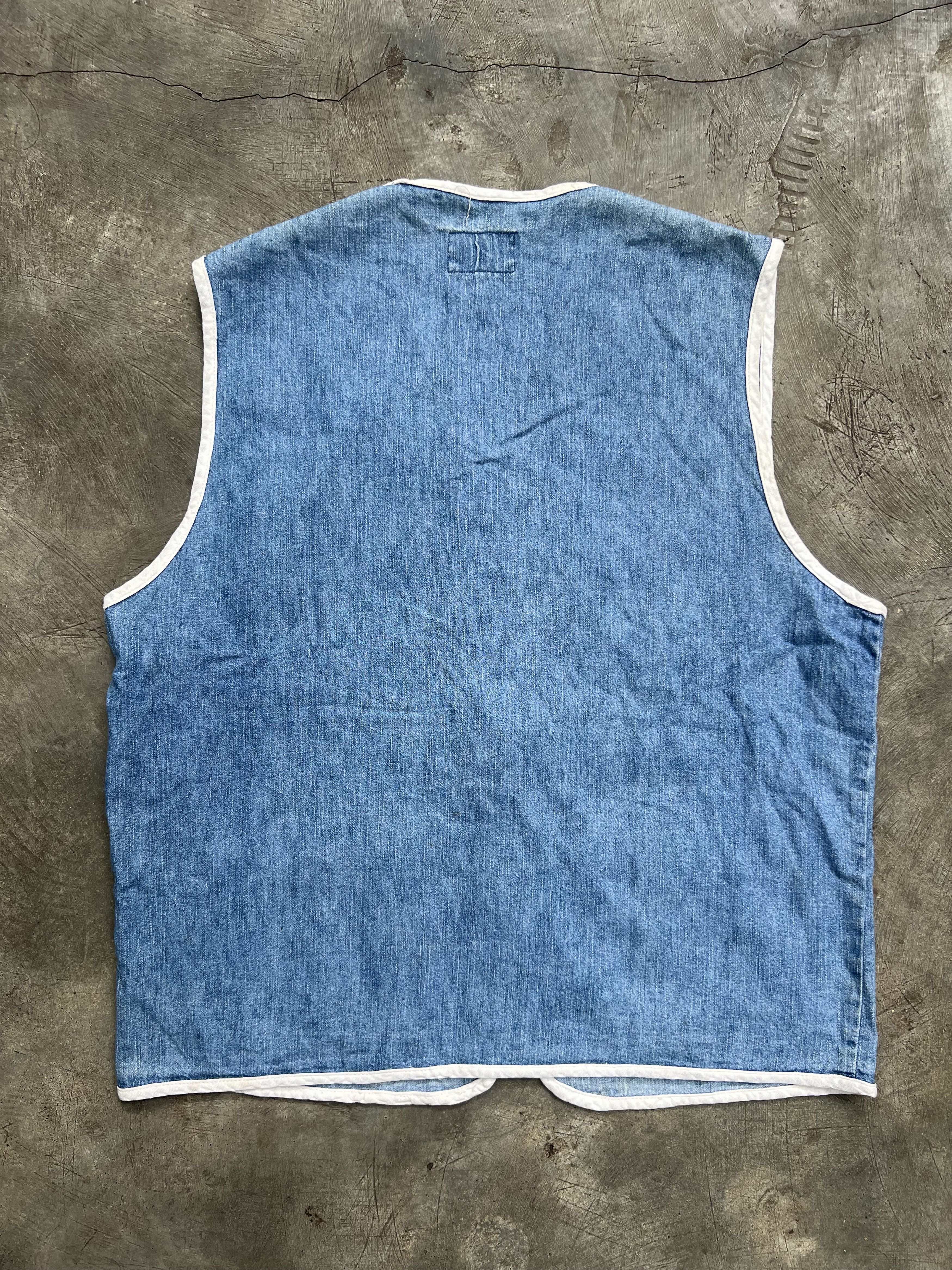 Designer vintage vests denim brunati Size US L / EU 52-54 / 3 - 6 Thumbnail