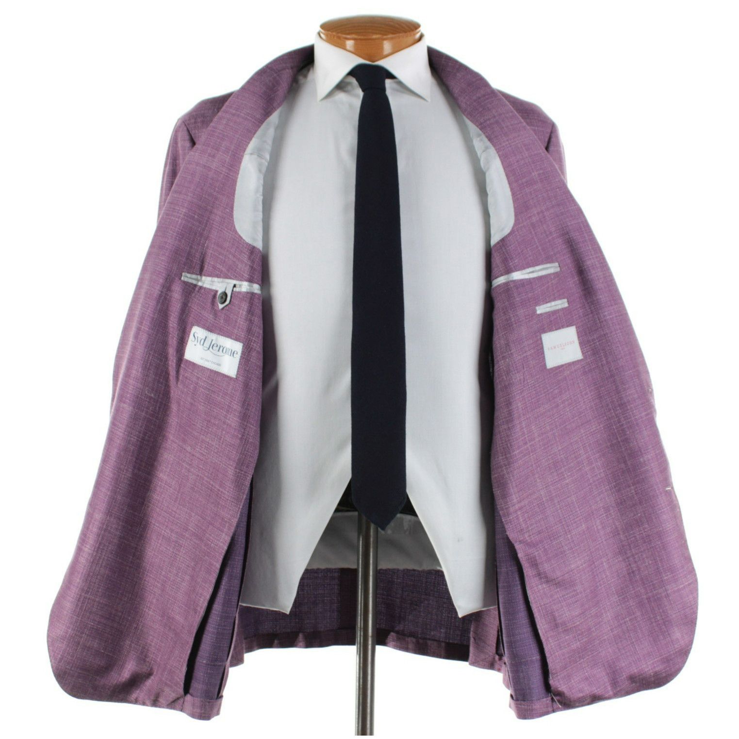 Samuelsohn Samuelsohn Sport Coat Size 52 Long US in Purple Size 52R - 6 Thumbnail