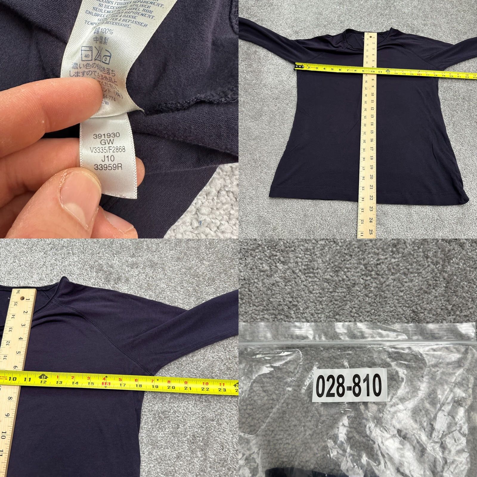 Lands' End VINTAGE Lands' End Canvas T-Shirt Womens Medium Blue Crew Neck Long Sleeve Casual Size M / US 6-8 / IT 42-44 - 8 Thumbnail