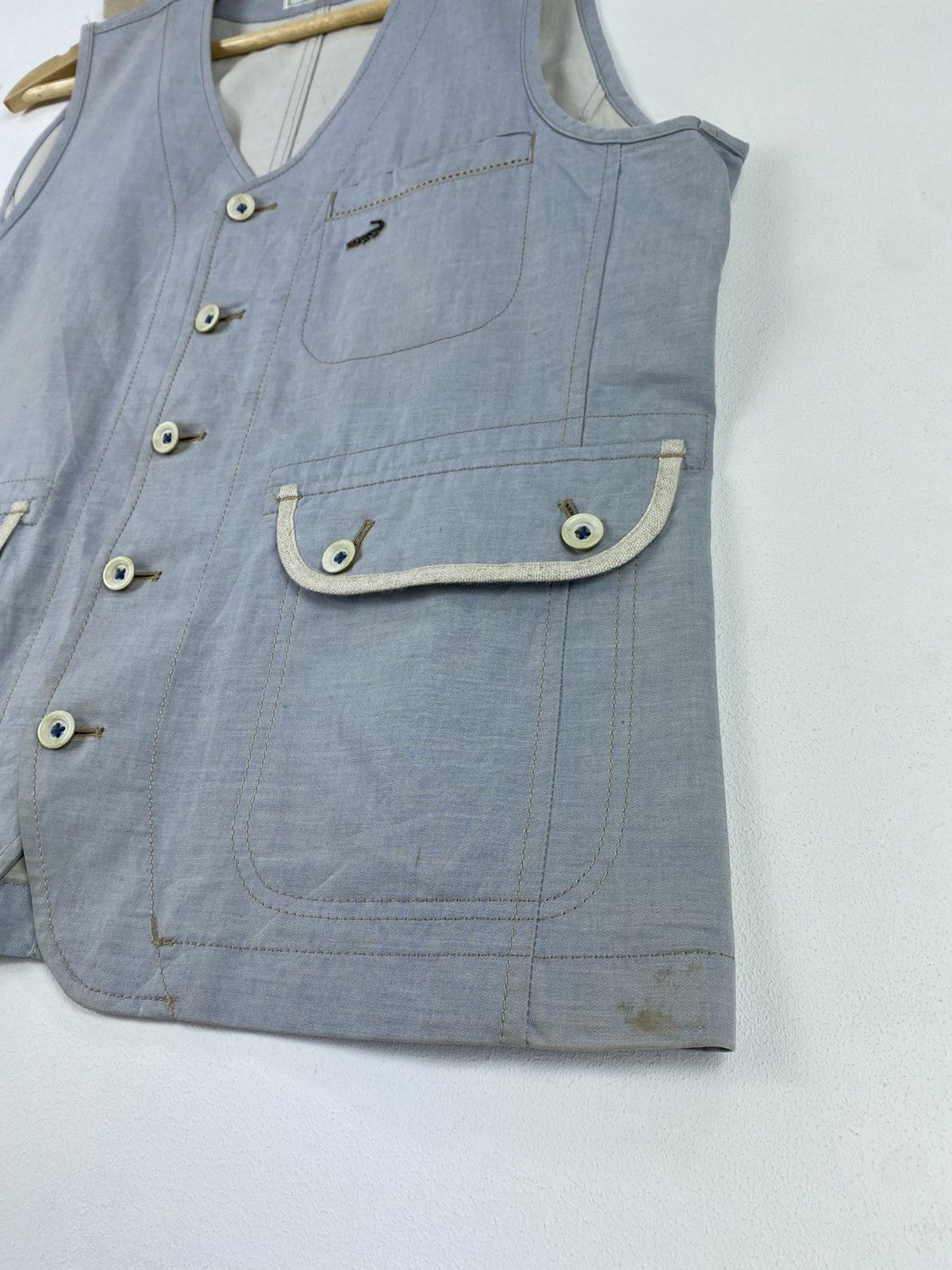 Japanese Brand Vintage Crocodile Utility Tactikal Vest Size US S / EU 44-46 / 1 - 6 Thumbnail
