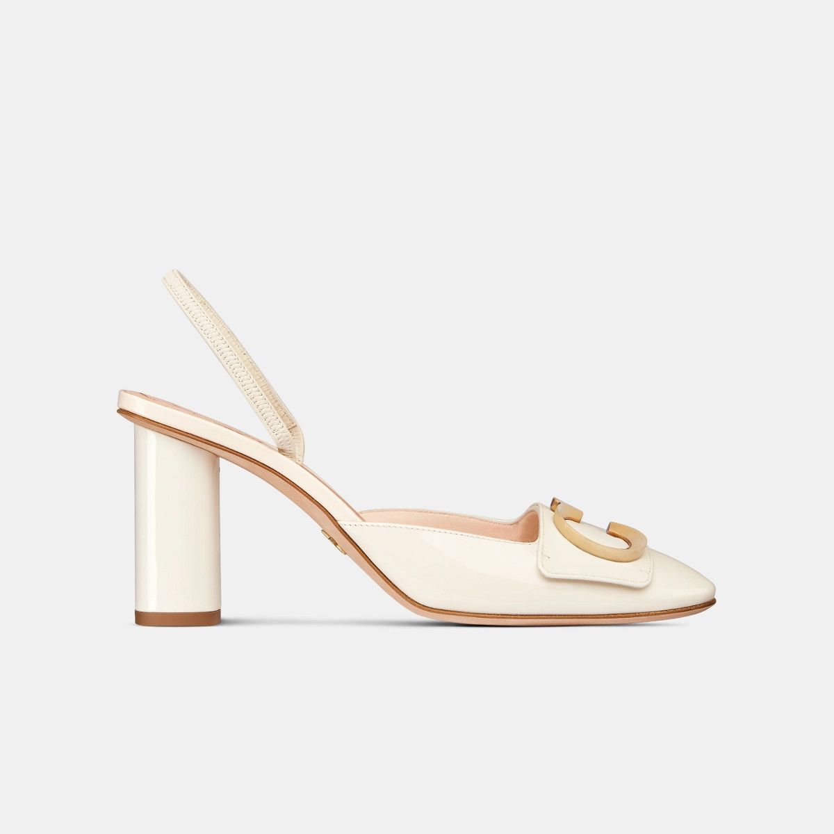 o1bcso1str0225 Slingback Pump in White