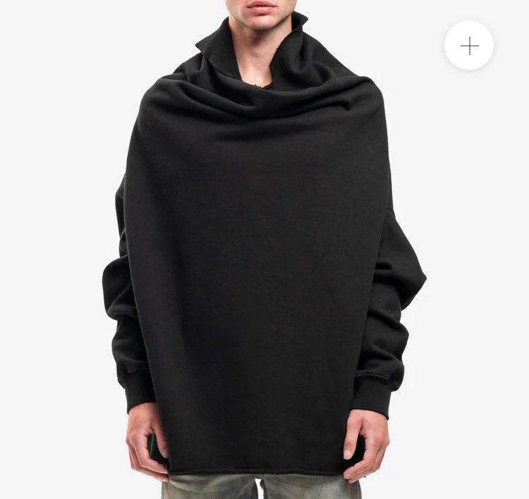 NEVER WORN / Rick Owens Cowl Neck Sweatshirt