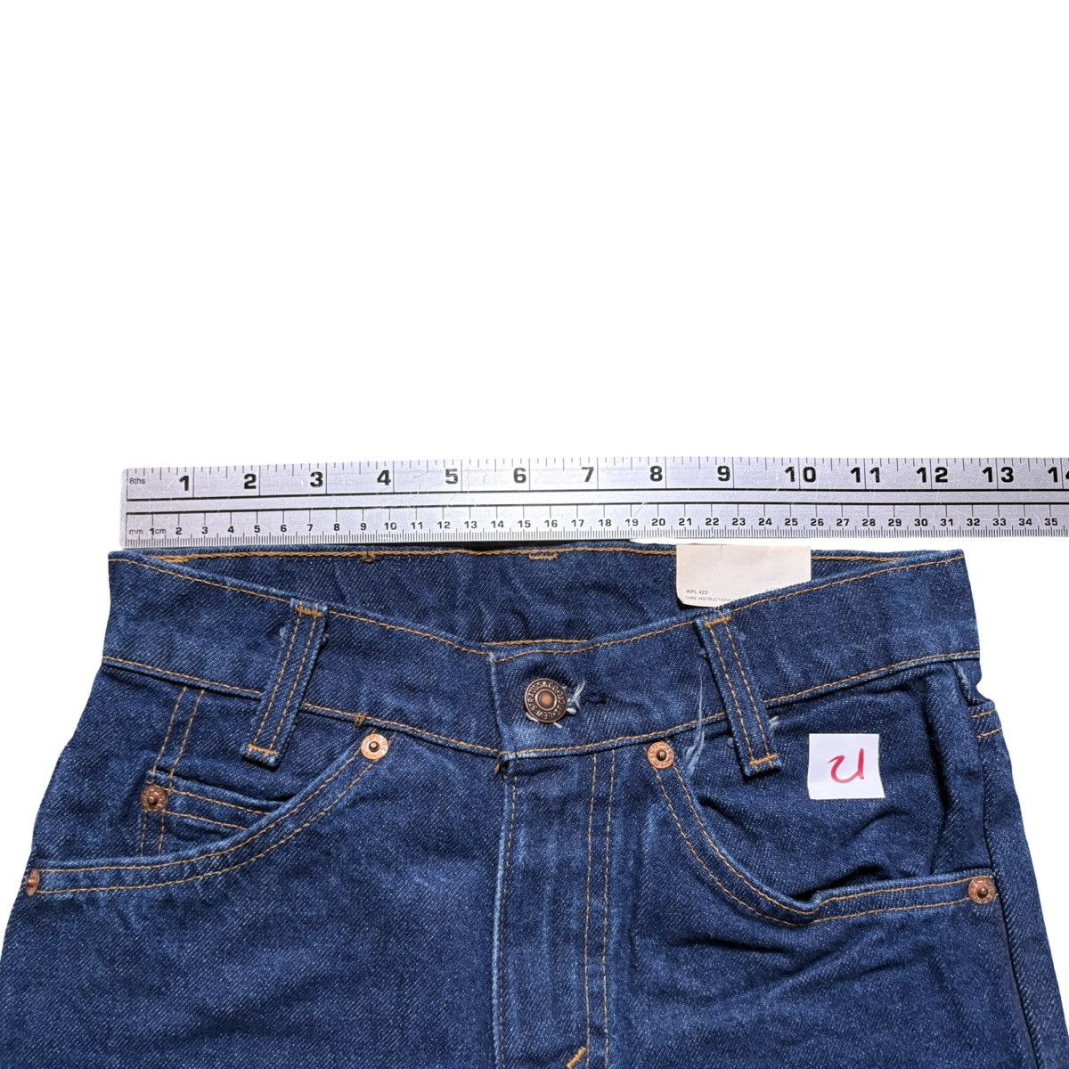 Levi's Vintage 80's Levi's 705 Student Straight Leg Jeans 26x29 NOS Size 26" / US 2 / IT 38 - 5 Thumbnail