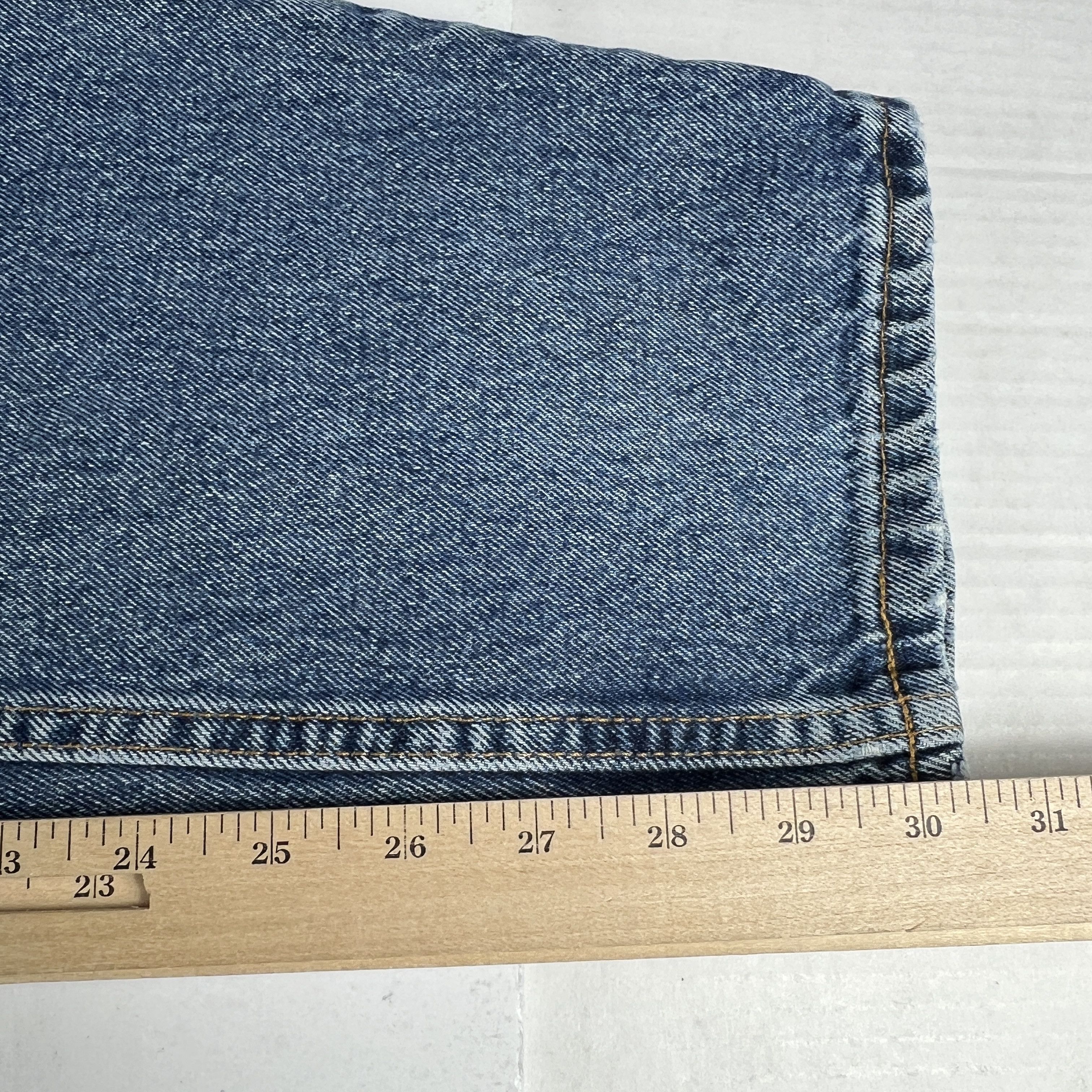 Levi's × Vintage VTG 90s Levi's Jeans 550 Relaxed Blue Faded Denim Orange Tab Size US 33 - 18 Thumbnail