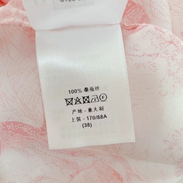 Dior Dior Pink silk printed strap dress Size XS / US 0-2 / IT 36-38 - 7 Thumbnail