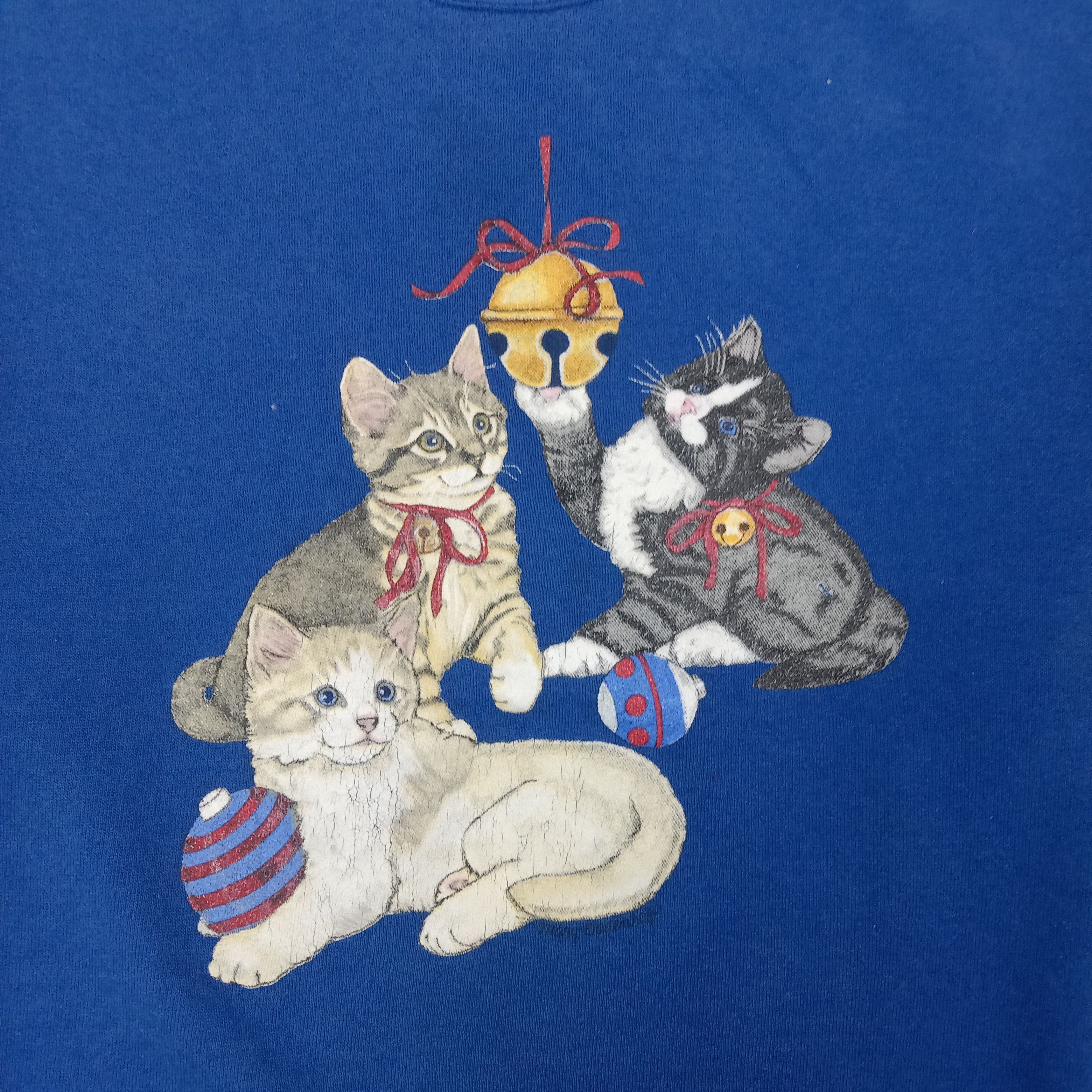 Vintage Vintage Gopher Sport Cats Lover 90s Sweatshirt C263N10 Size US M / EU 48-50 / 2 - 2 Thumbnail
