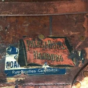 Handmade ANTIQUE 1920s LEATHER TRUNK SUITCASE BESPOKE R$8598 Size ONE SIZE - 13 Thumbnail