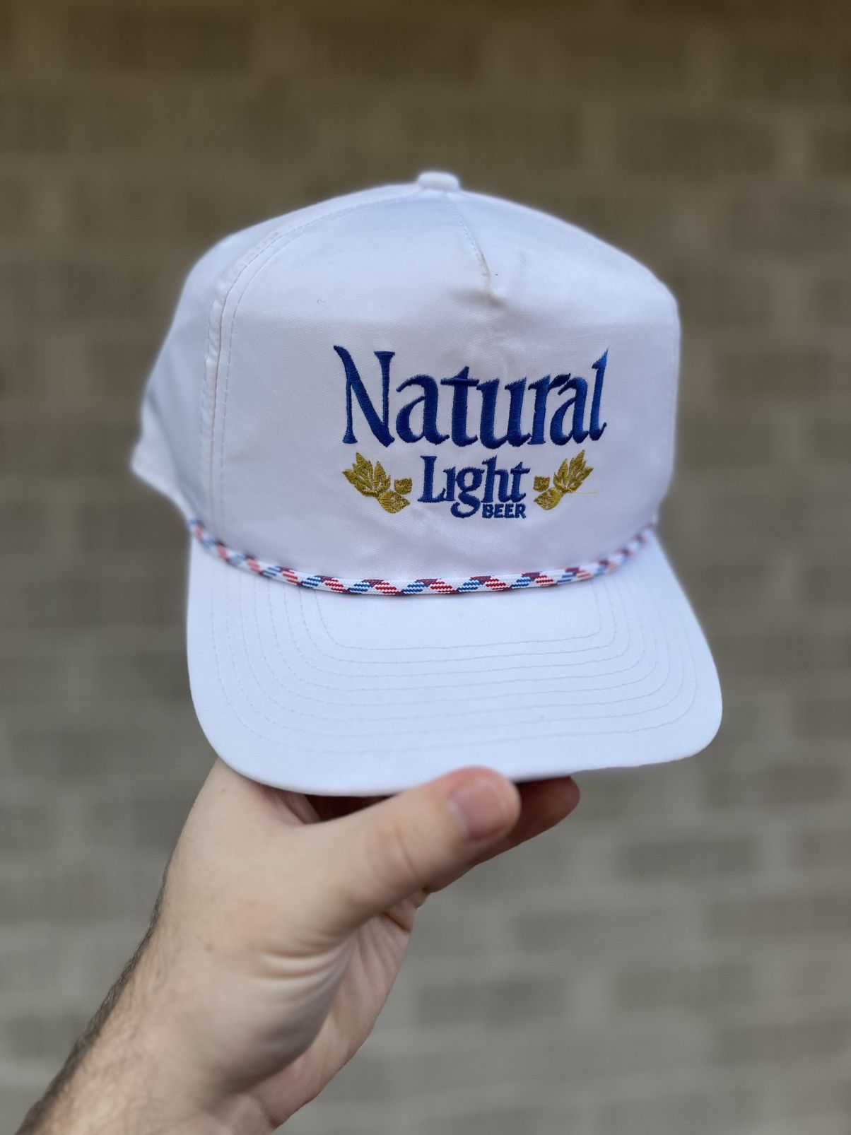 Vintage Vintage Style Natural Light Beer Promo SnapBack Hat Size ONE SIZE - 1 Thumbnail