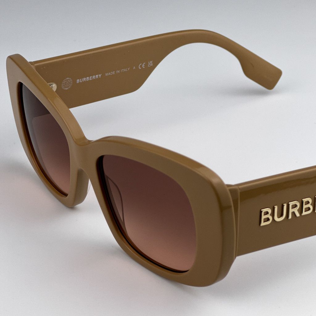Burberry NEW Burberry BE4410 399013 Beige Pink Brown Women Sunglasses Size ONE SIZE - 4 Thumbnail
