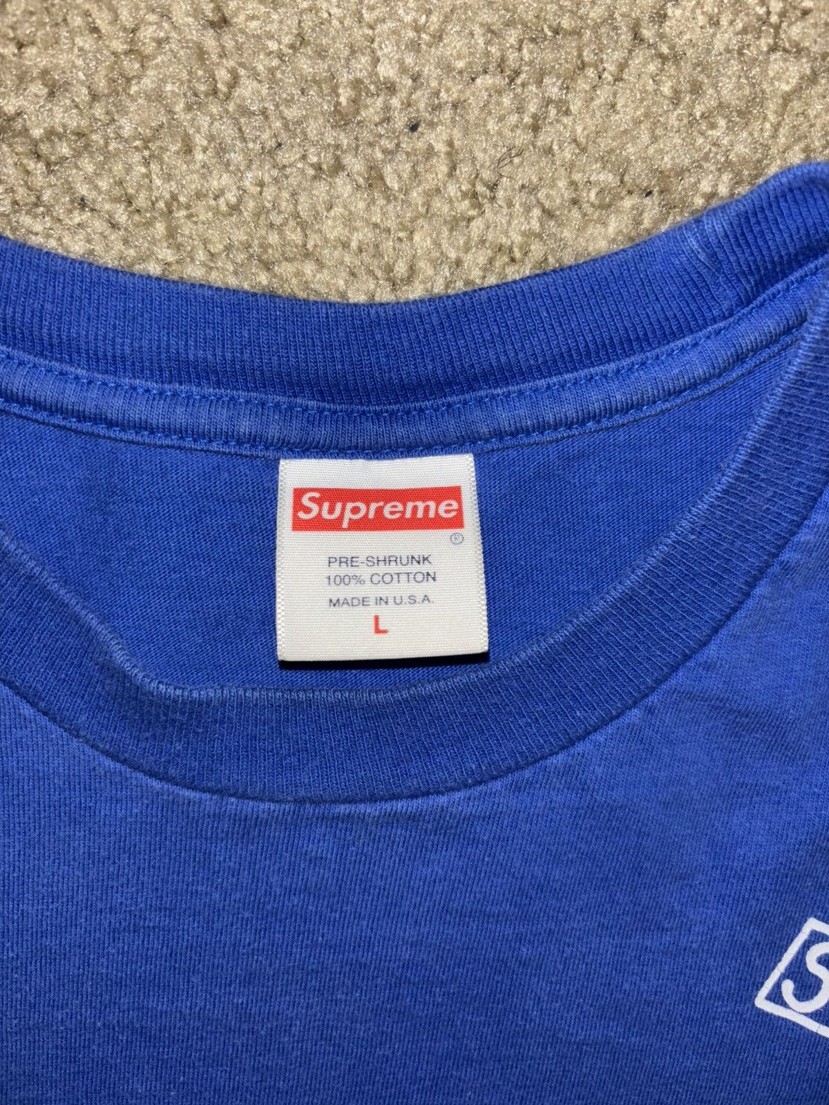 Supreme Supreme Gonz Heads Tee (Royal) Size US L / EU 52-54 / 3 - 3 Thumbnail
