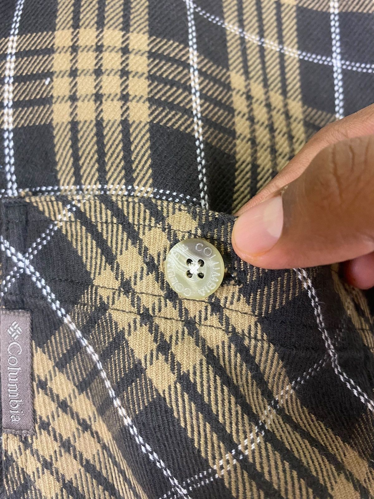 Columbia × Vintage Columbia Checkered Double Pocket Shirt Size US M / EU 48-50 / 2 - 7 Thumbnail