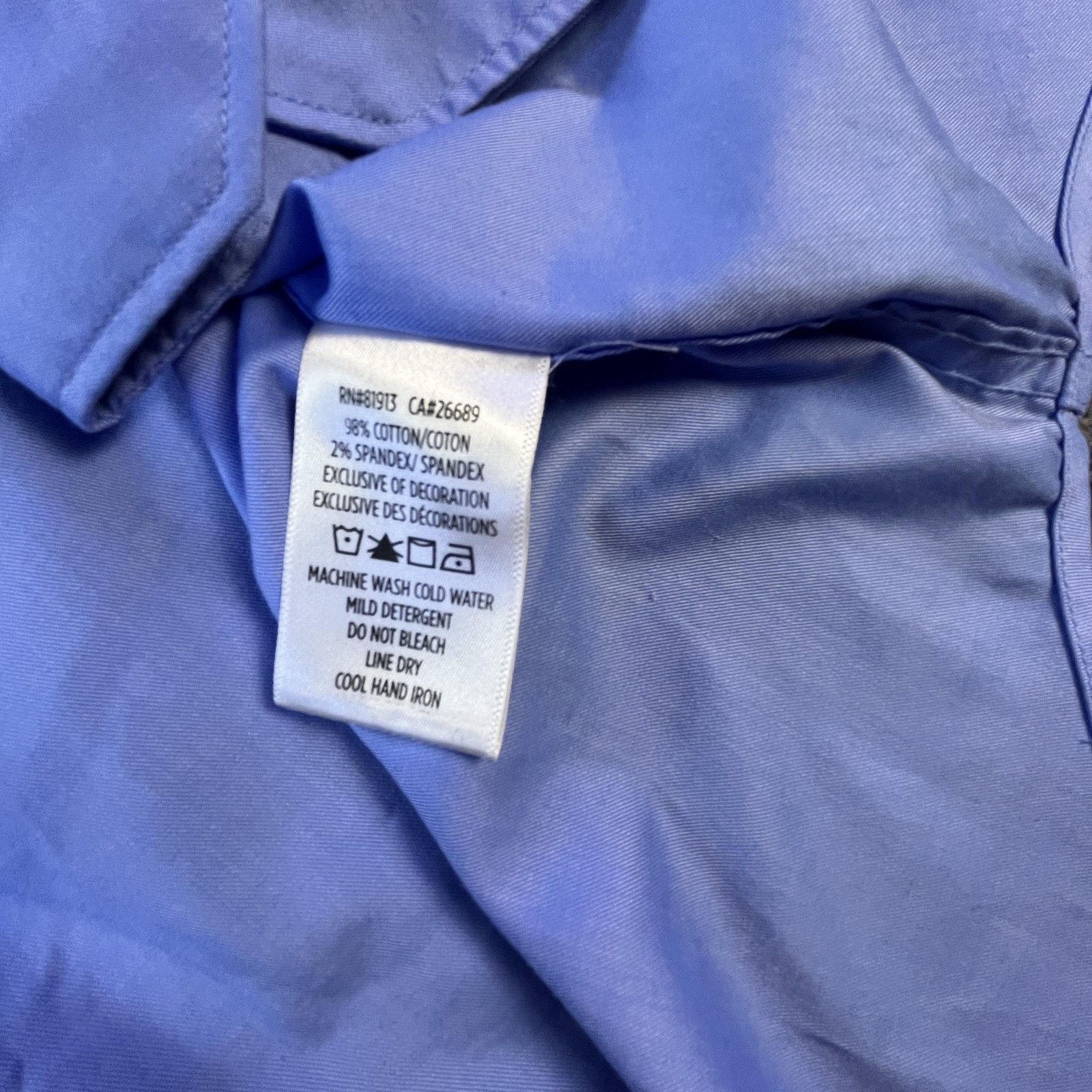 Robert Graham Robert Graham Men's Medium Light Blue Shirt - Floral Trim Size US M / EU 48-50 / 2 - 6 Thumbnail