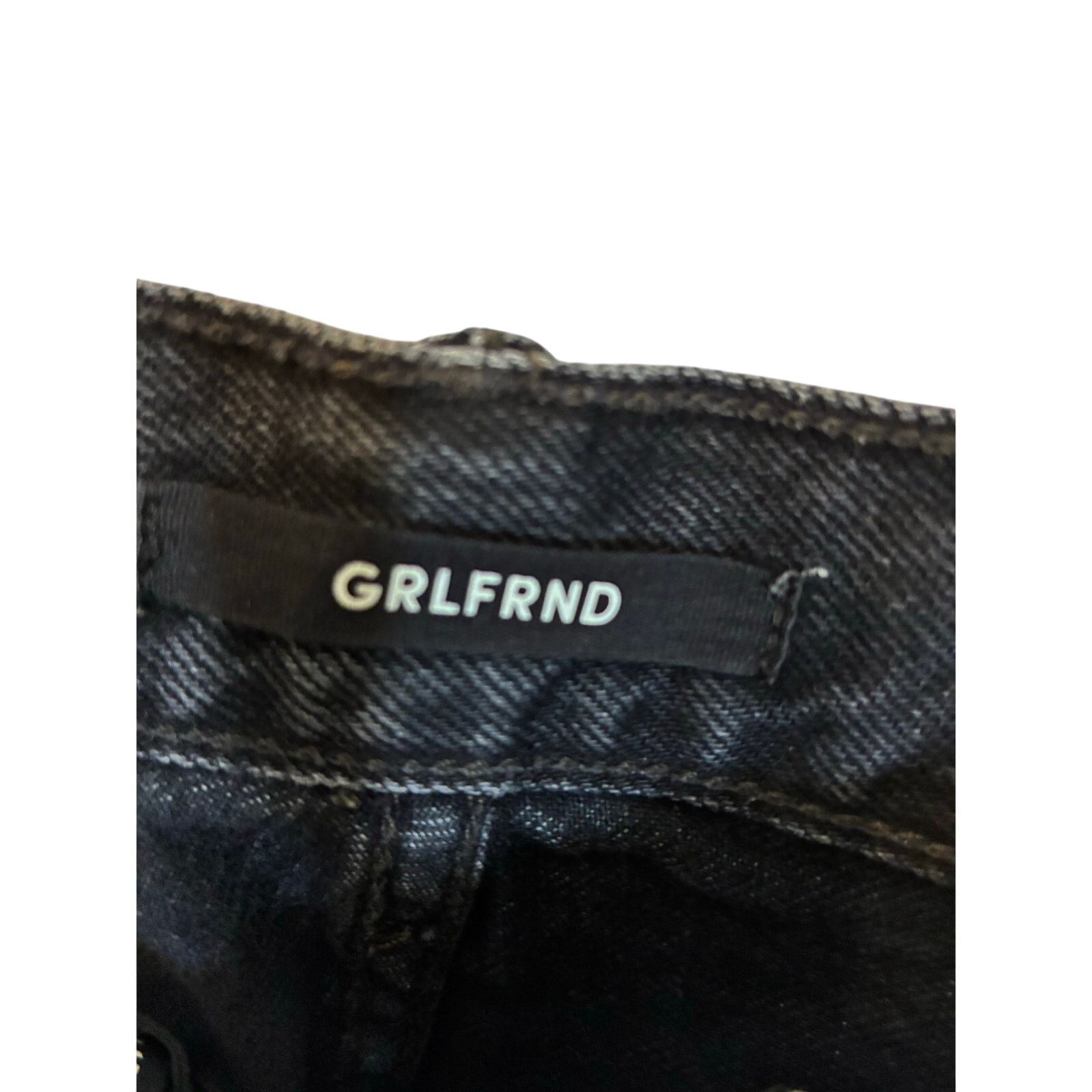 GRLFRND GRLFRND Karolina High Rise Straight Crop Black Casual Size 25" / US 0 / IT 36 - 3 Thumbnail