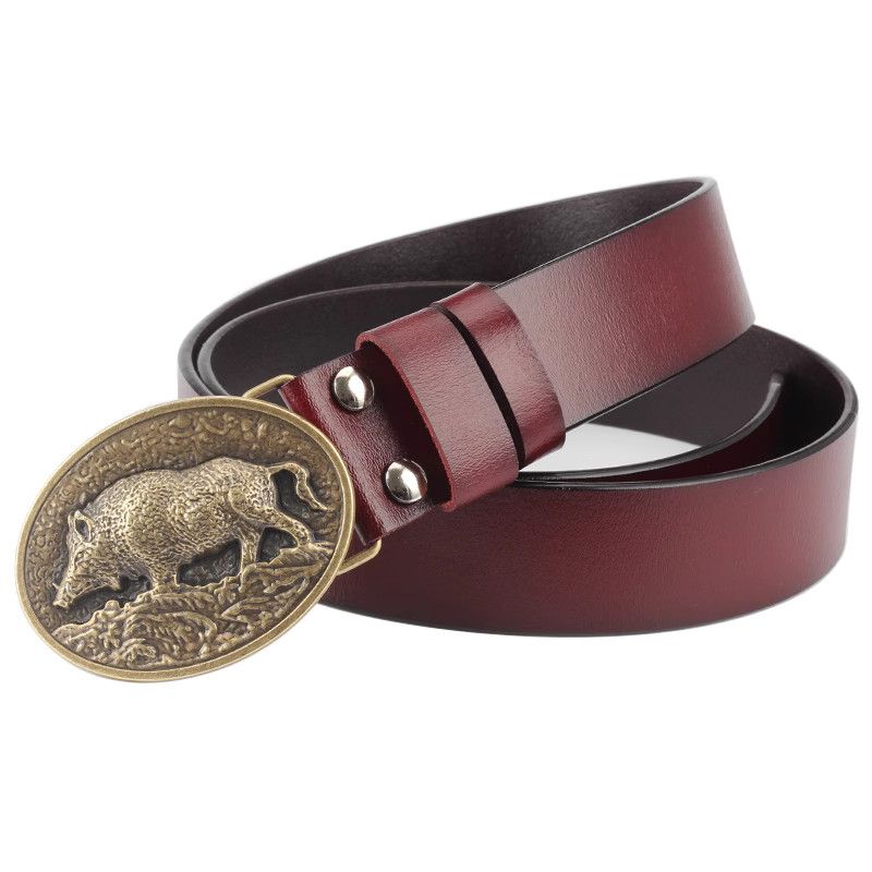 Designer Modern Vintage Belt Riveted Belts Menswear Accessories Size ONE SIZE - 2 Thumbnail