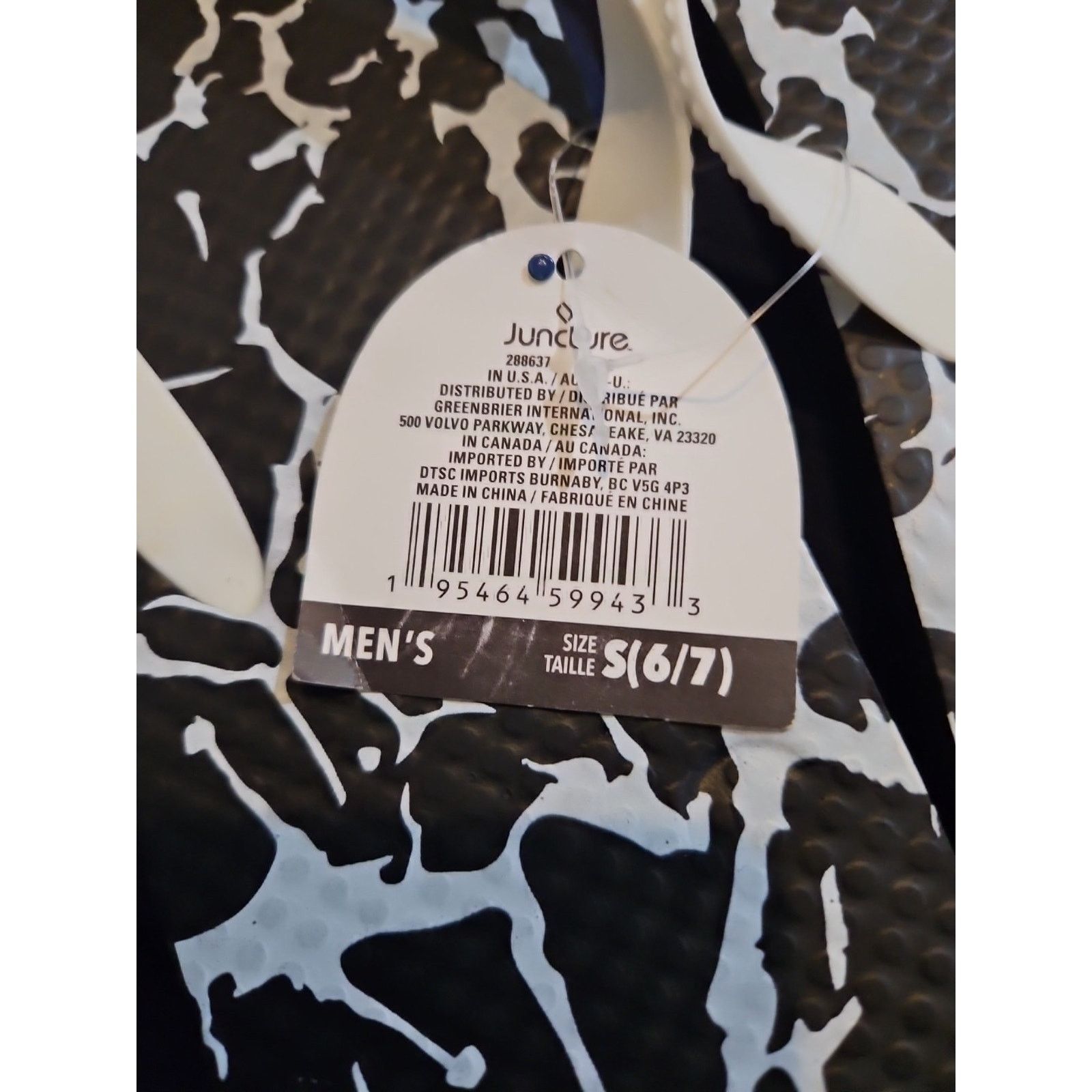 Other Juncture Men's Flip Flops Size 6/7 - Brand New Size US 9 / IT 39 - 4 Thumbnail