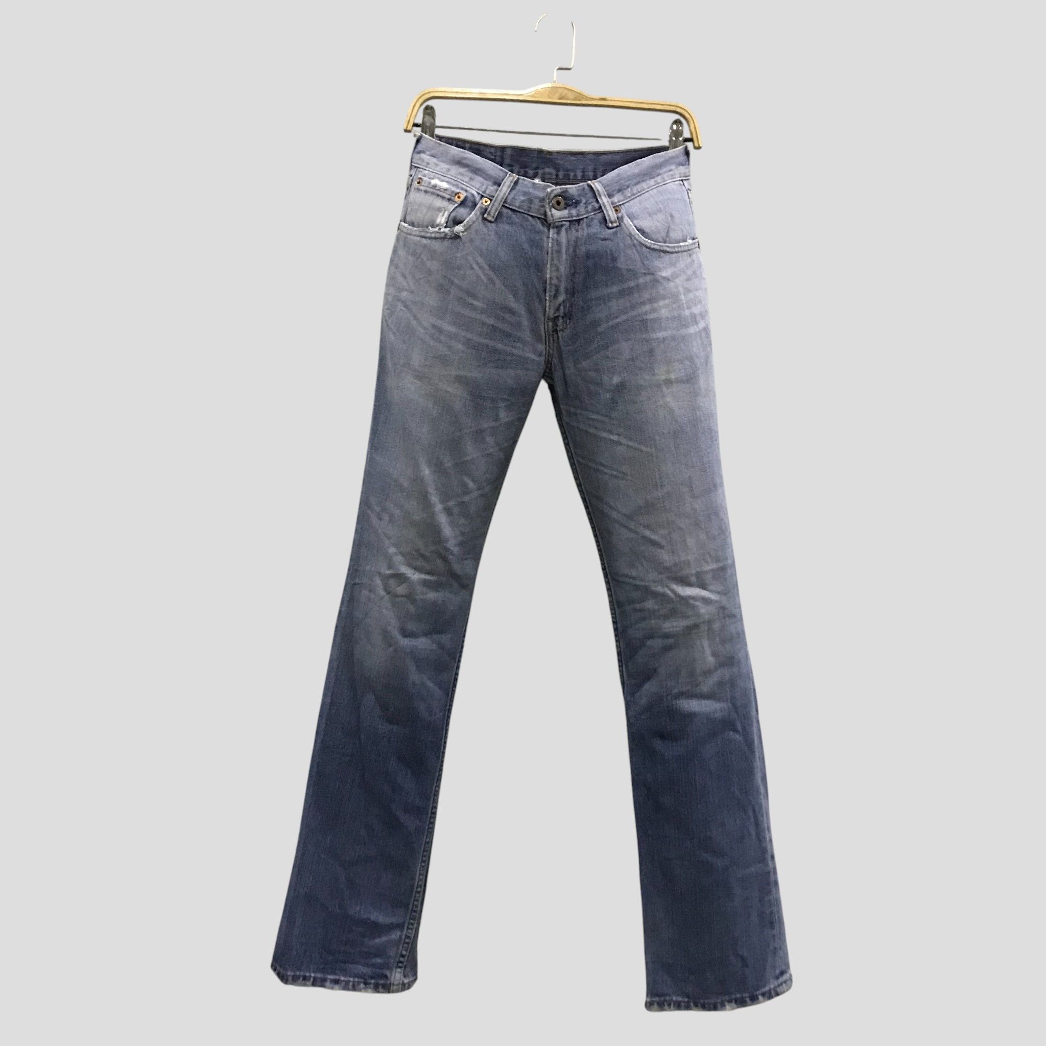 Levi's Vintage 90s Levi Strauss 557 Jeans Distressed Light Wash Size US 30 / EU 46 - 1 Thumbnail