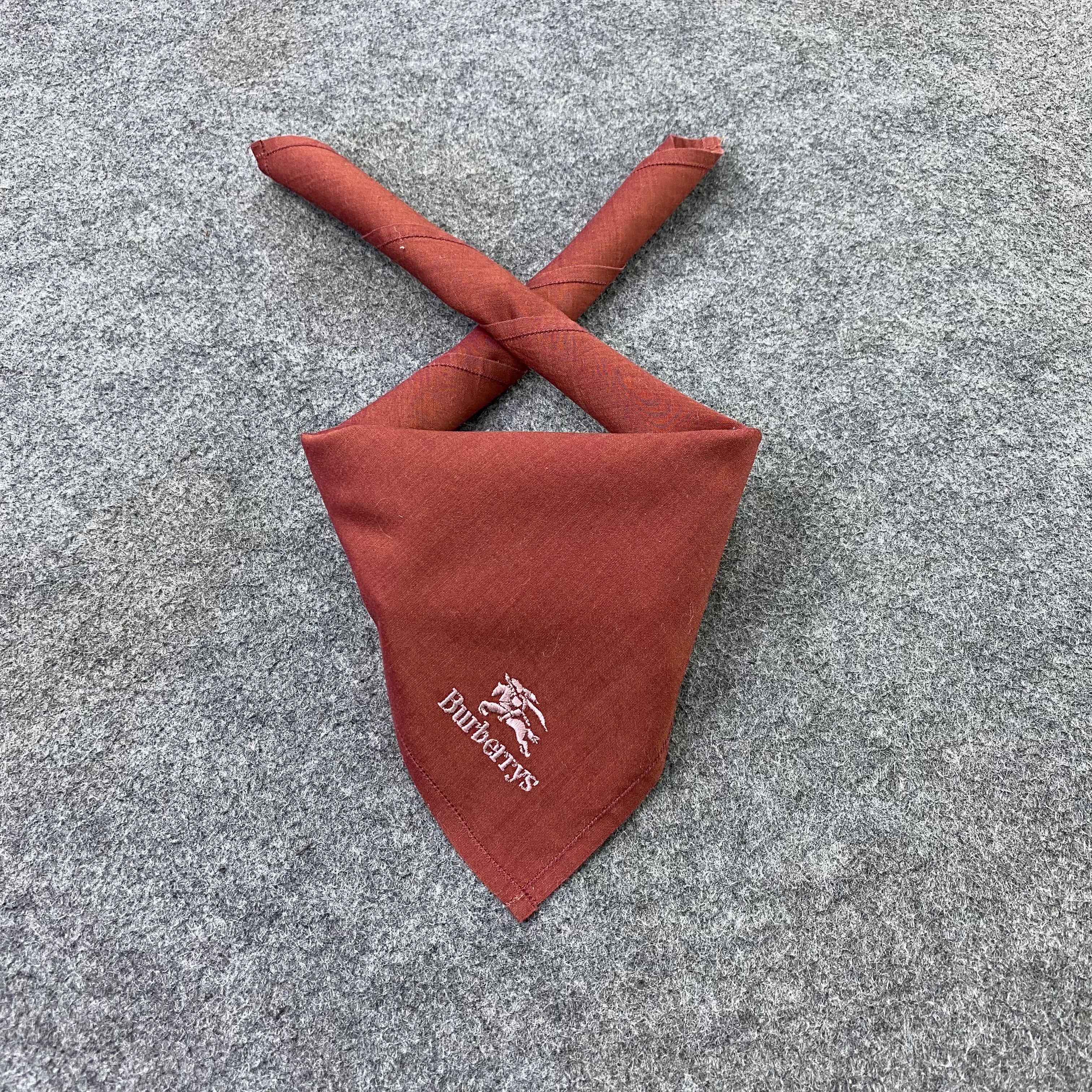 Burberry Vintage Burberry Handkerchief / Bandana / Neckerchief-B2205 Size ONE SIZE - 2 Thumbnail