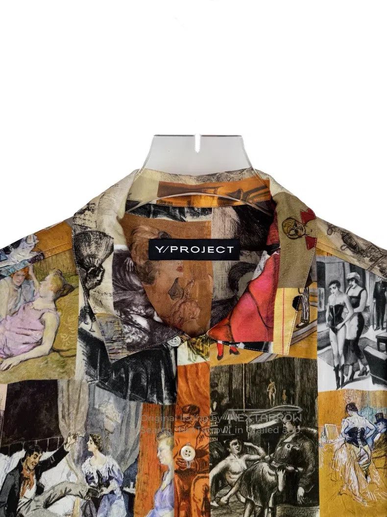 Y/Project Y/Project Oil Painting Printed Silk Shirt Size US XS / EU 42 / 0 - 3 Thumbnail