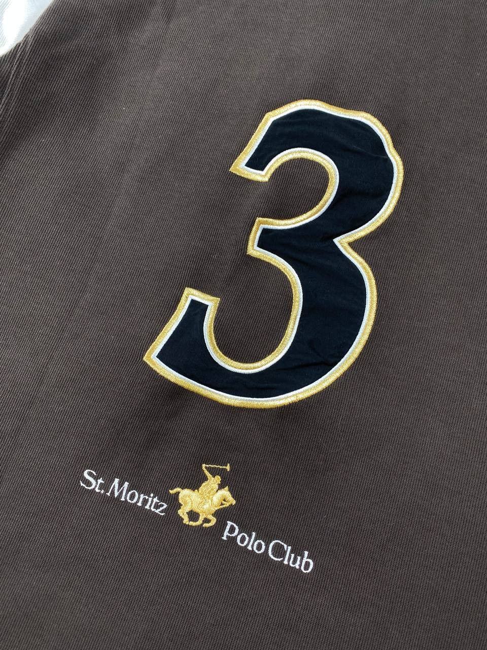 Vintage Polo Club St Moritz Switzerland Rugby Polo Windstopper Size US XL / EU 56 / 4 - 18 Thumbnail