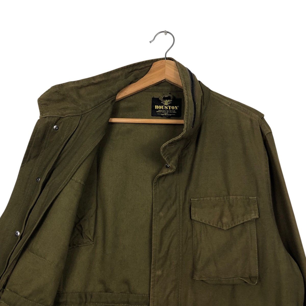 Japanese Brand 📌Vintage Biker Jacket Houston Military Multi Pocket Size US L / EU 52-54 / 3 - 13 Thumbnail
