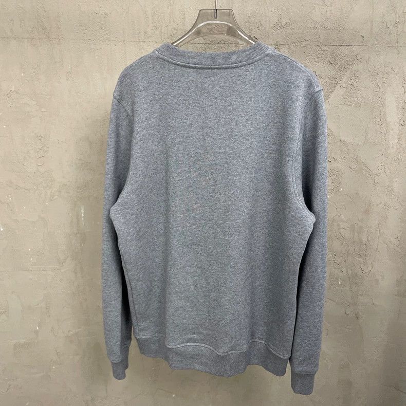 Loewe LOEWE Gray embroidered large Logo round neck sweater Size S / US 4 / IT 40 - 2 Thumbnail