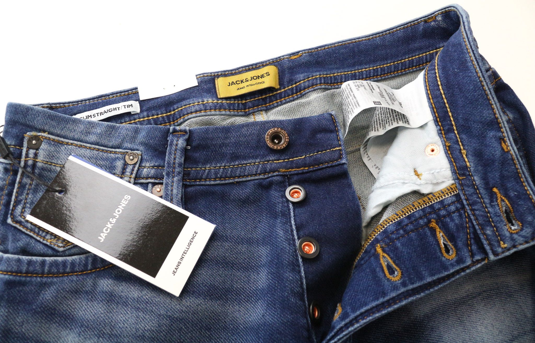 Jack & Jones TIM W29/L32 Washed Blue Stretch Jeans 74923 Size US 29 - 3 Thumbnail