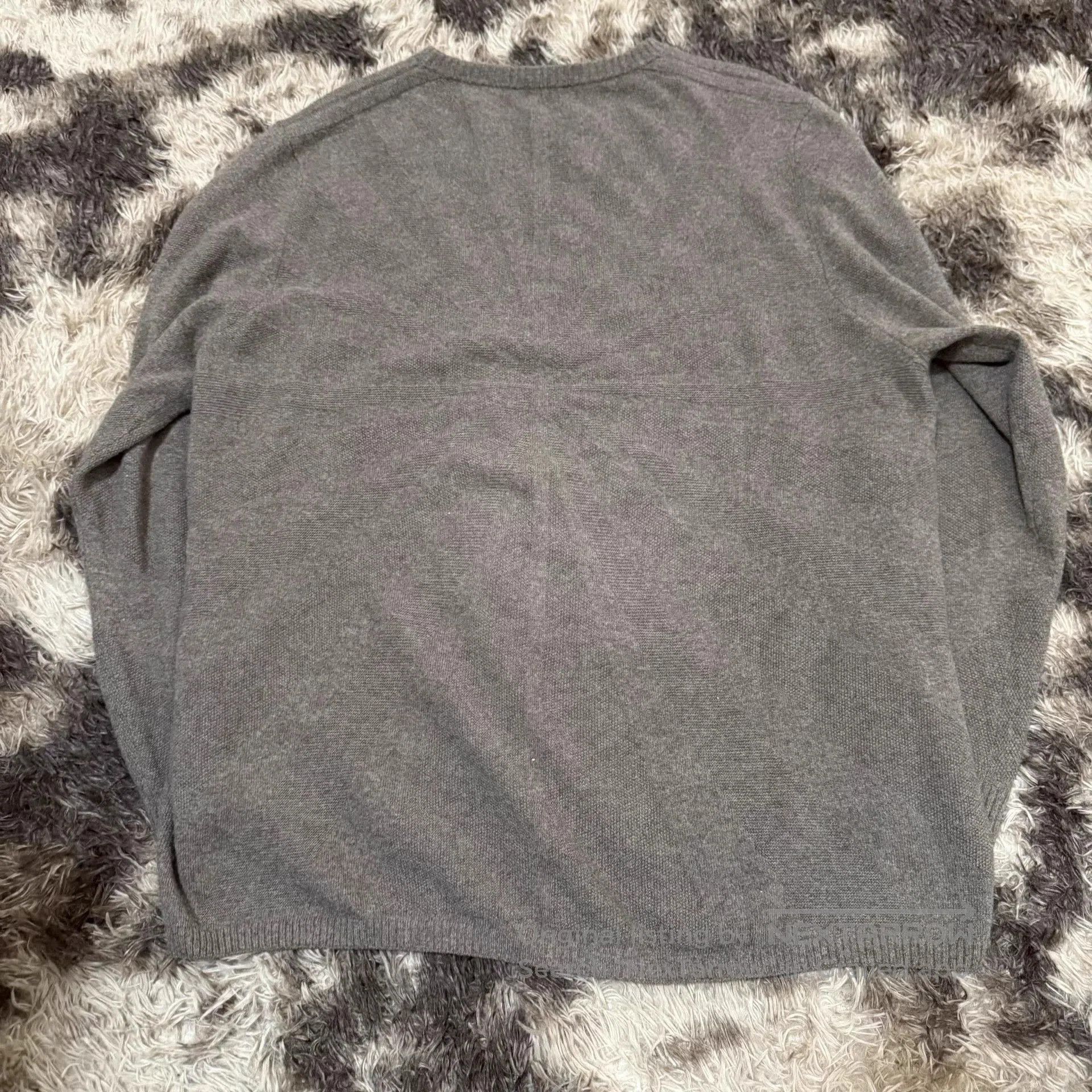 Rick Owens Gray Long Sleeve Knit Sweater - XL. Size US XL / EU 56 / 4 - 2 Thumbnail
