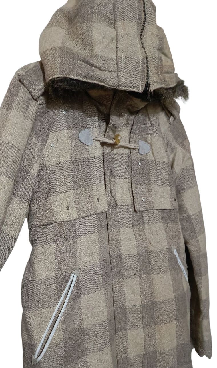Diesel 💥VINTAGE DIESEL Fur JACKET TARTAN Size US XS / EU 42 / 0 - 5 Thumbnail