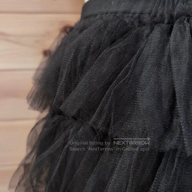 Comme des Garcons Comme Des Garcons size F Black Vintage Mesh Layered Top Size 25" / US 0 / IT 36 - 5 Thumbnail