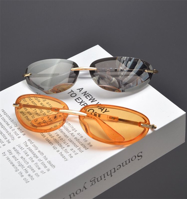 Electric Visual Hip-hop Street ins style custom avant-garde sunglasses Size ONE SIZE - 3 Thumbnail